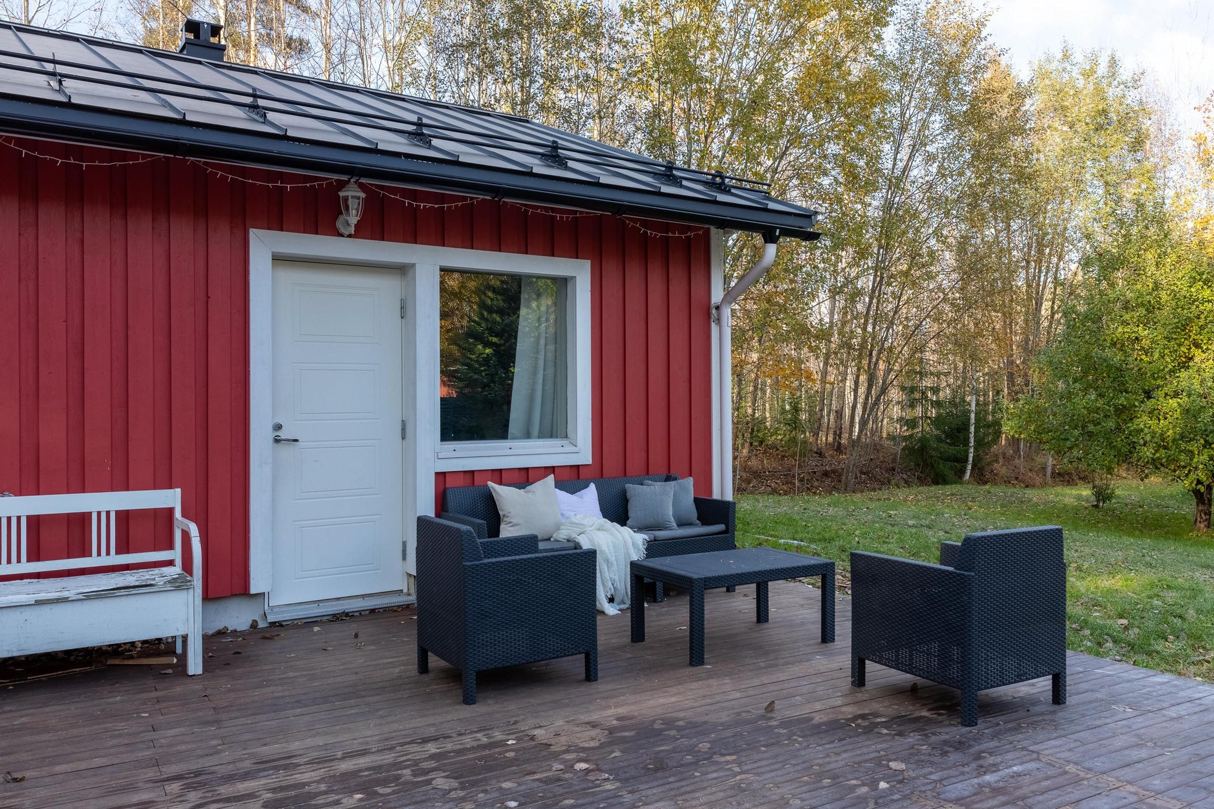Kelpaa saunan jälkeen jäähdytellä!