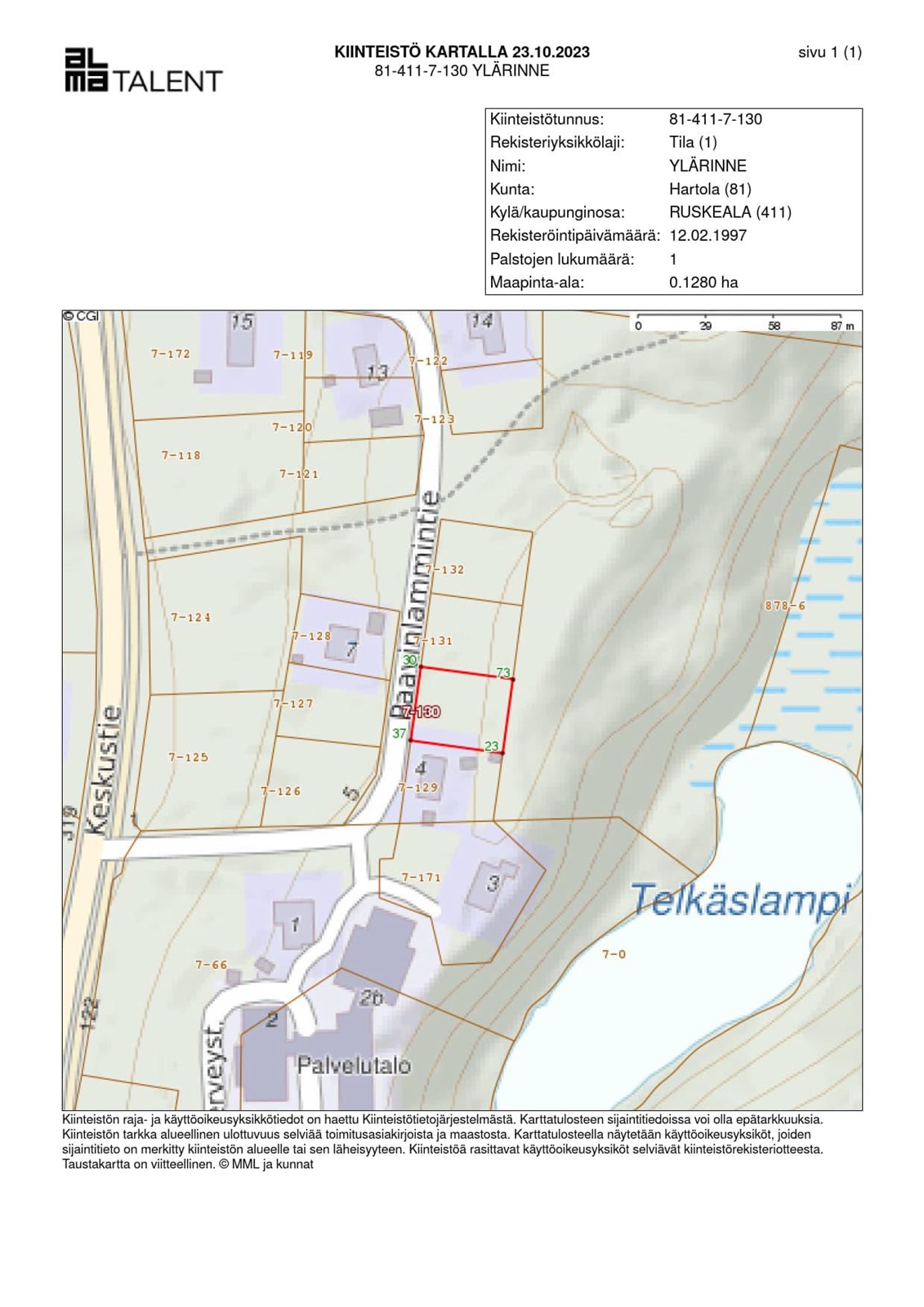 Kohteen pohjakuva