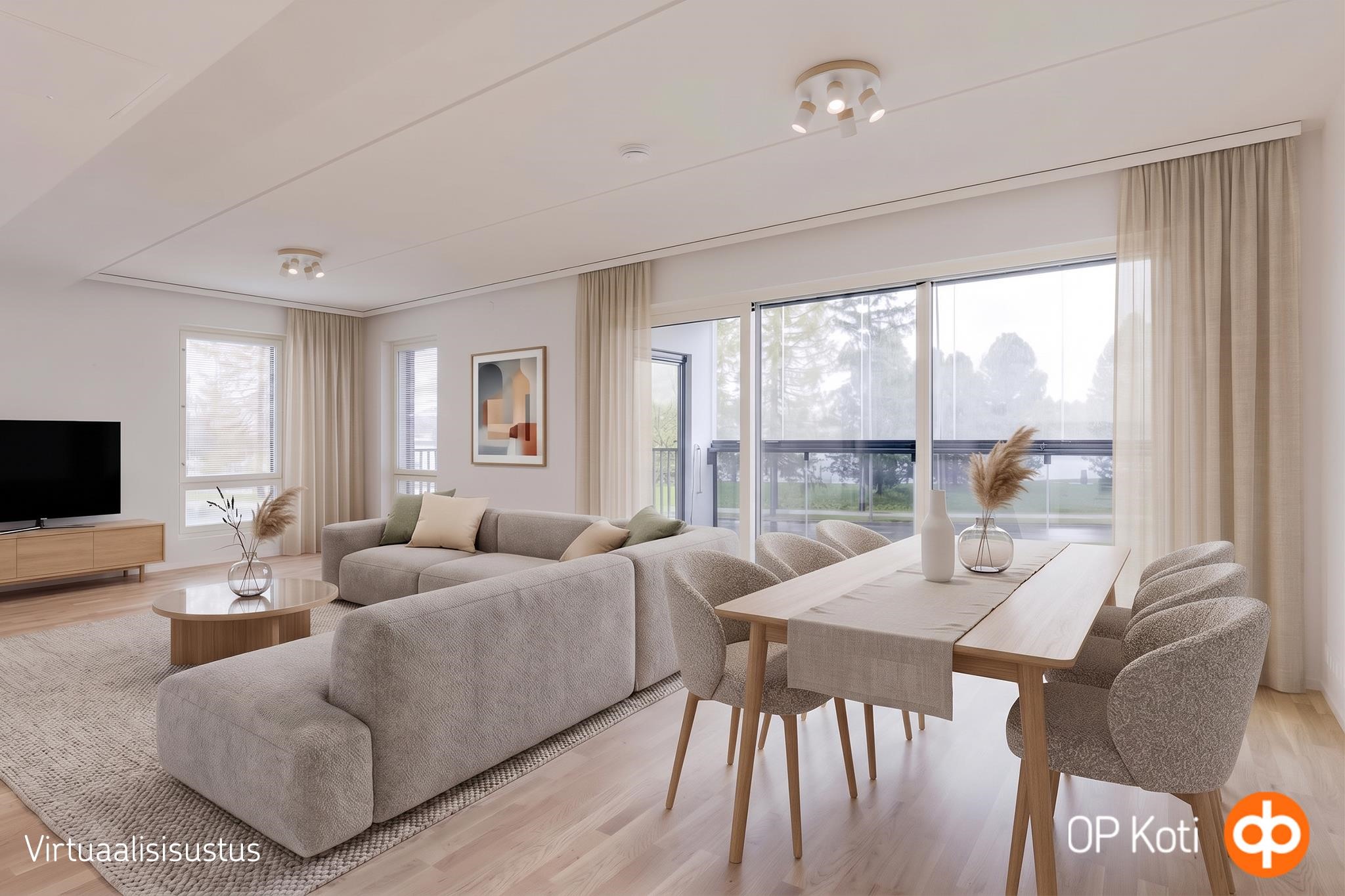3-bed apartment, 100 m²
