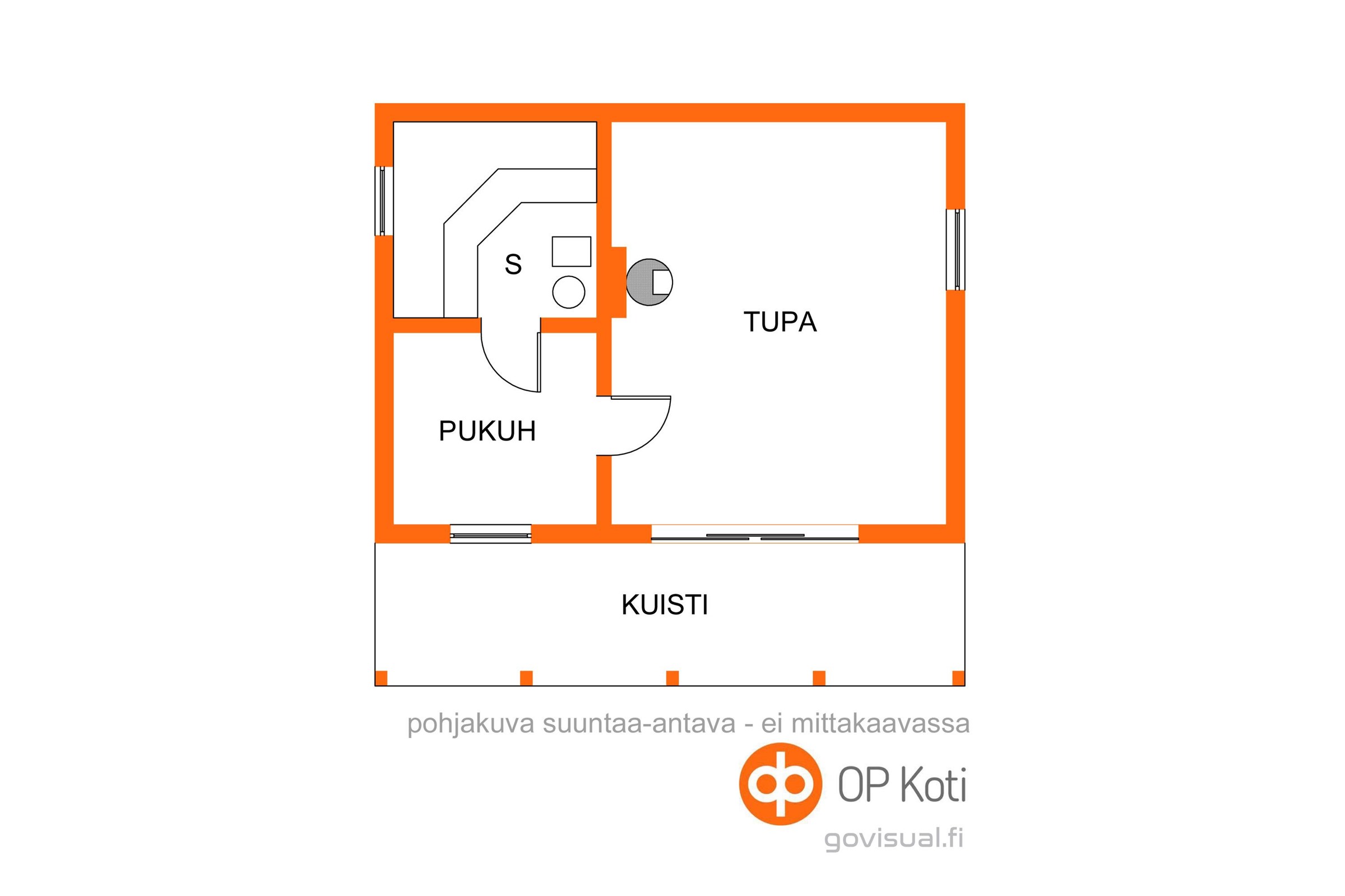 Saunatuvan pohja