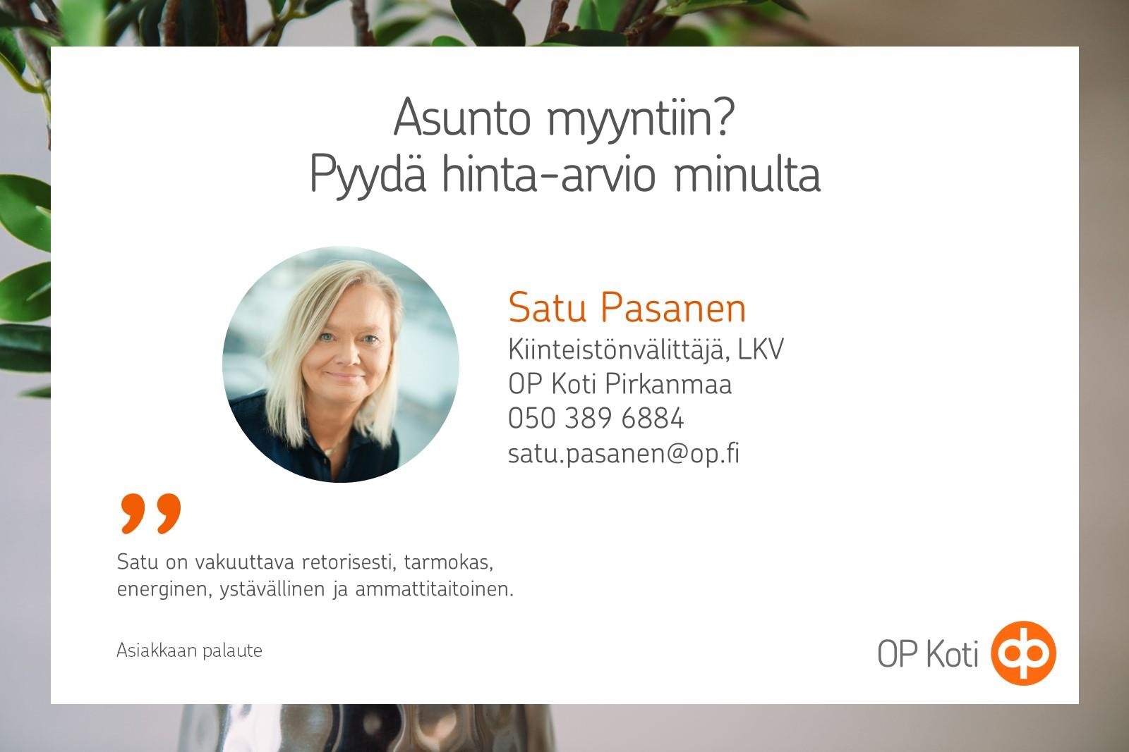 Sovi esittely Satulta p. 050 389 6884