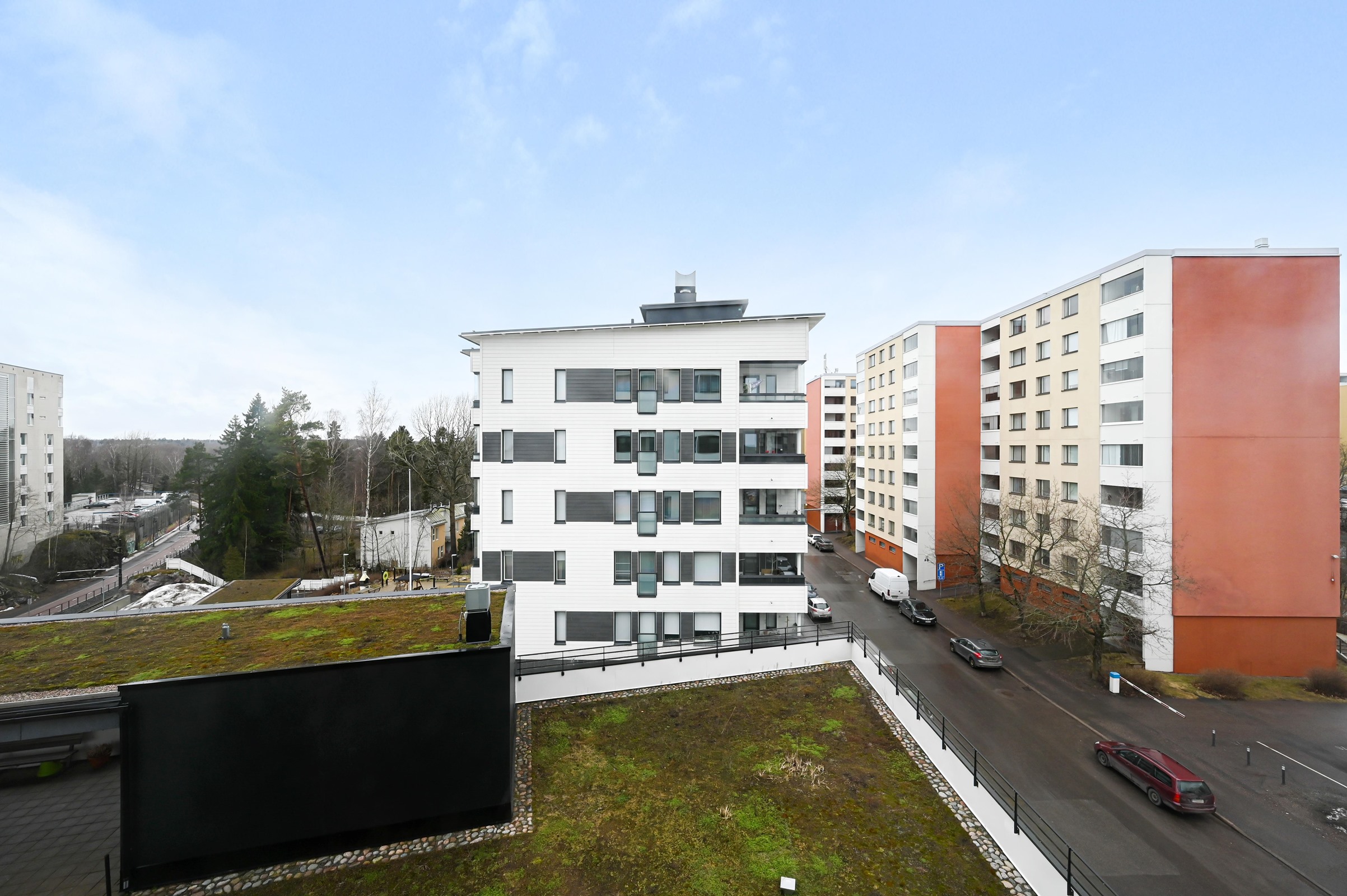 Näkymät parvekkeelta.