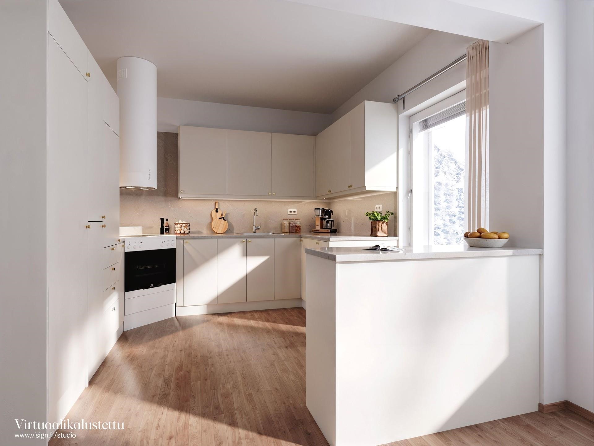 Havainnekuva keittiö