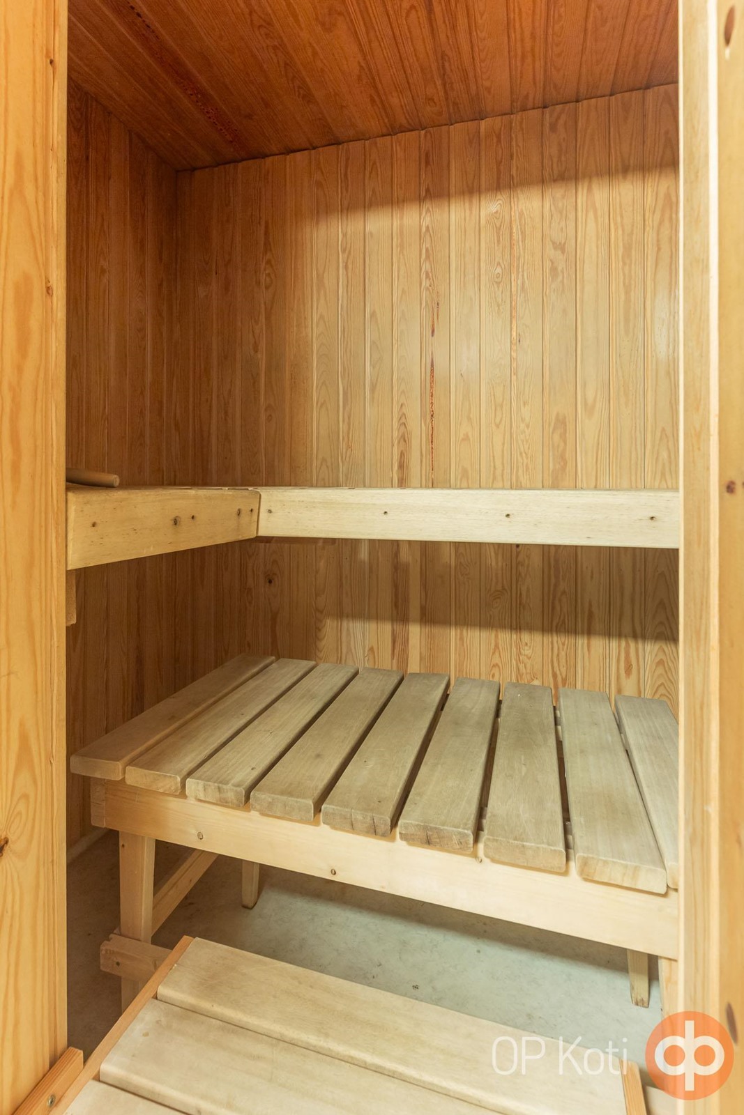 sauna 2. kerroksessa