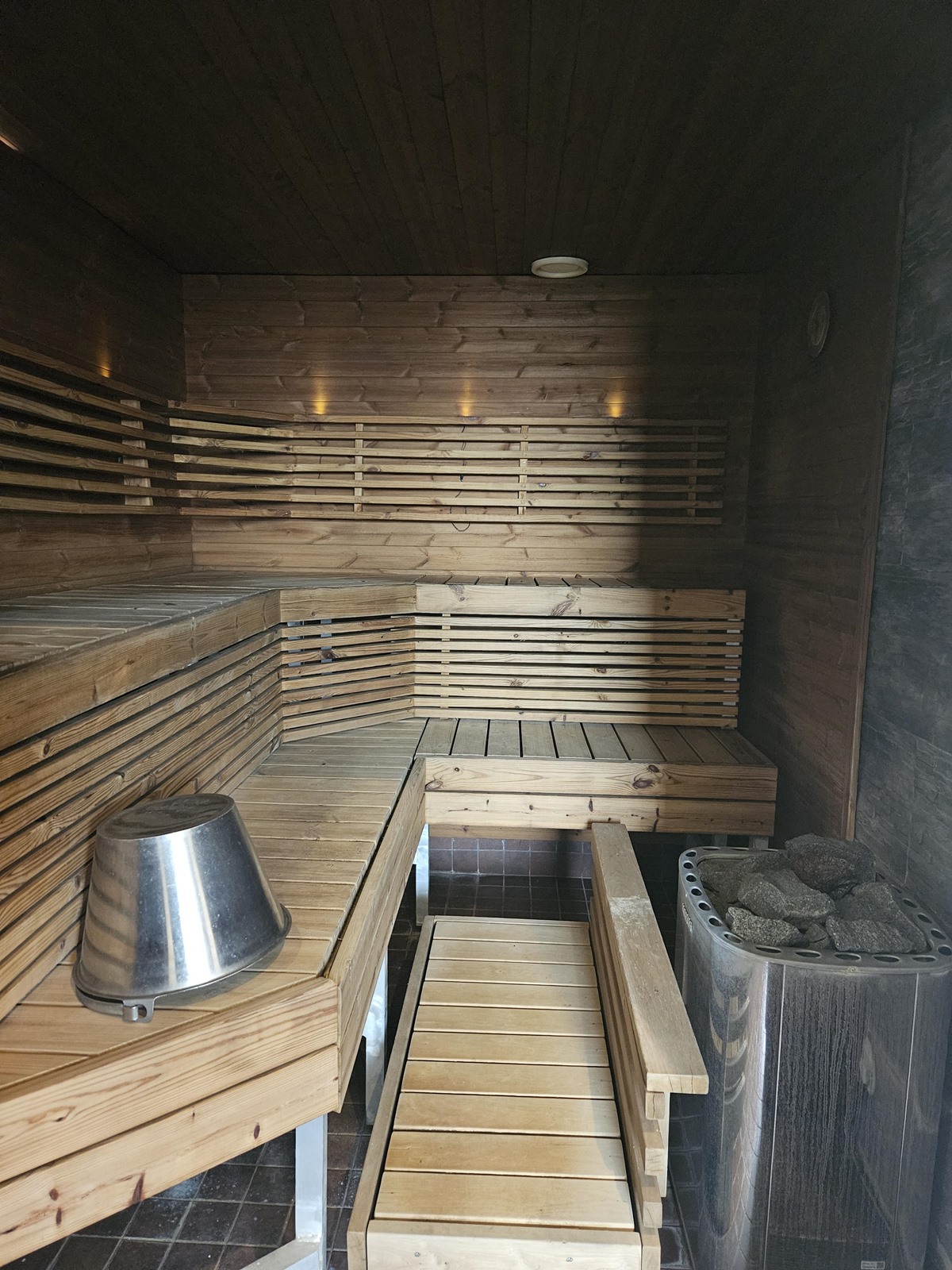 sauna katutasossa
