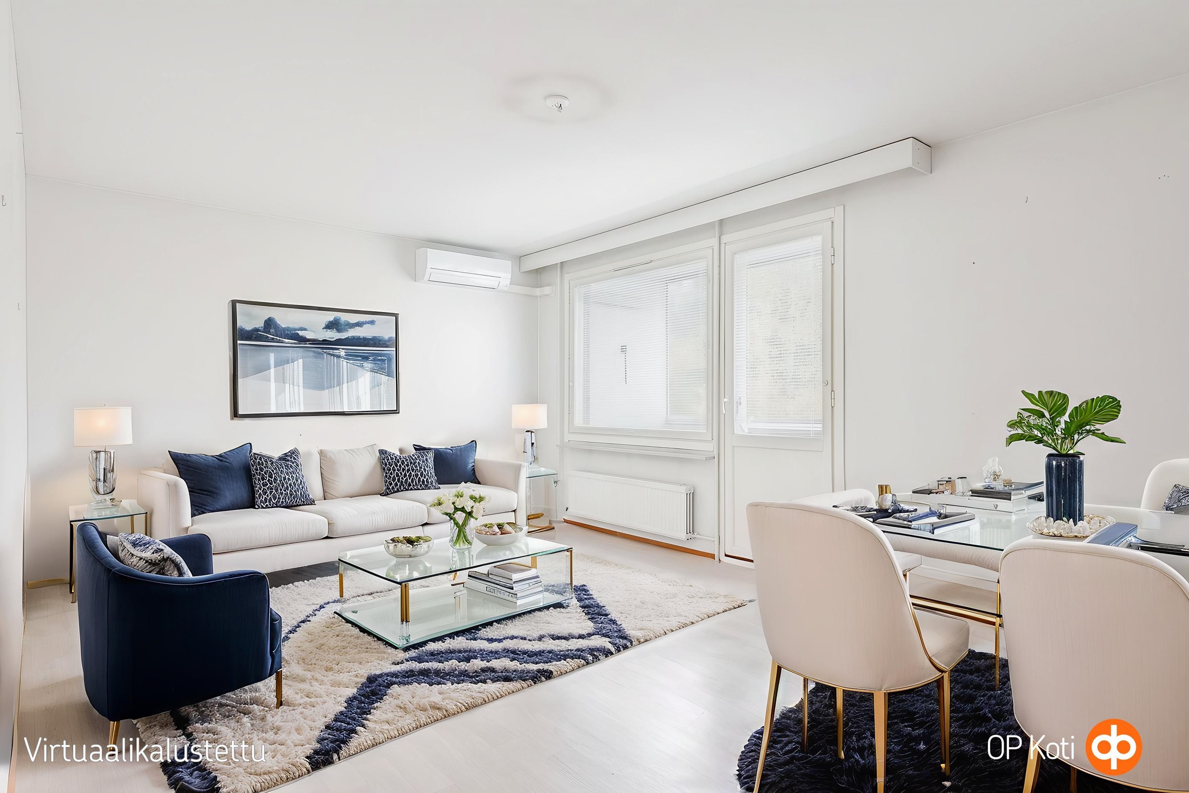 Virtuaalisisustettu kuva