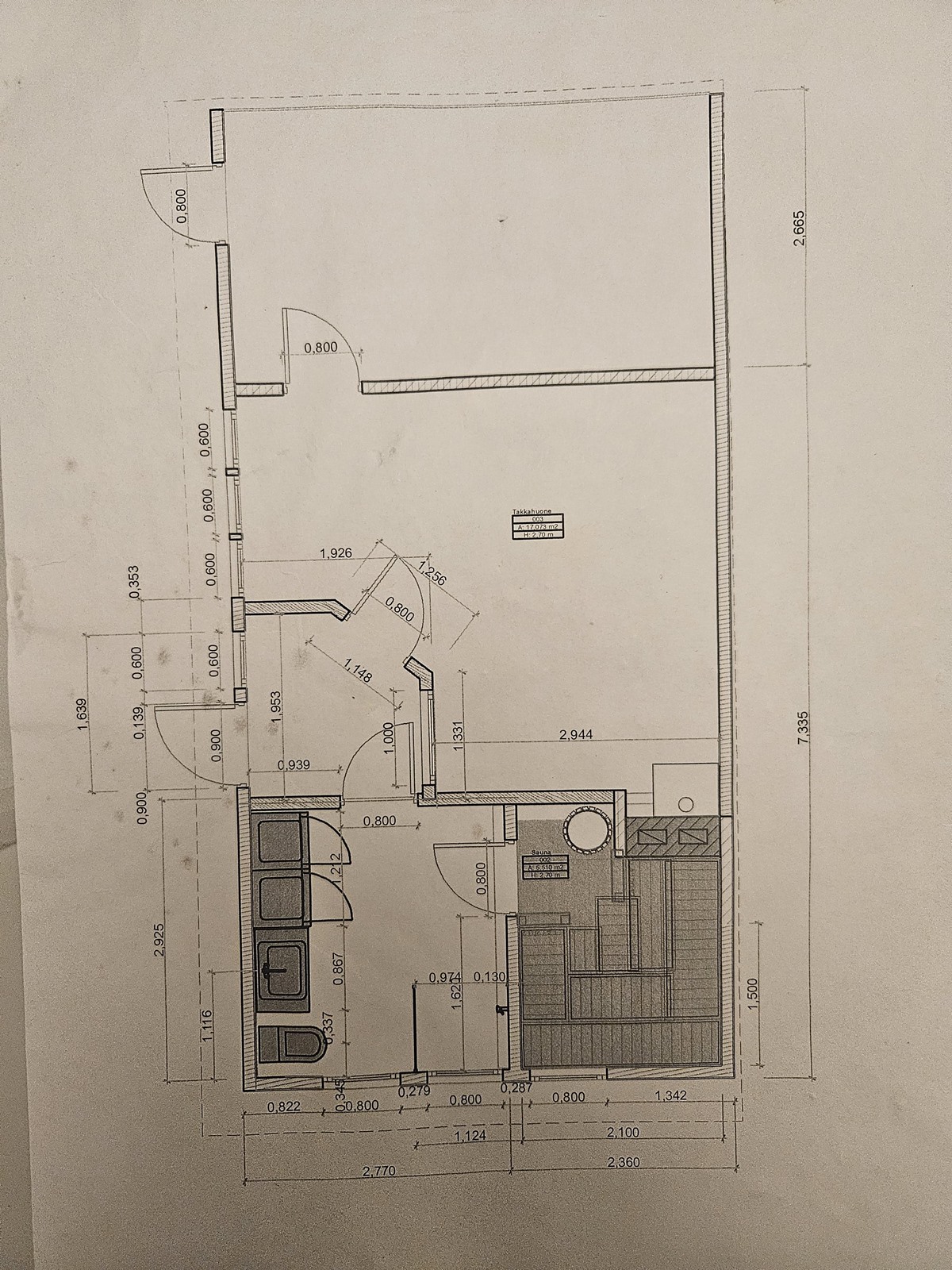 piharakennuksen pohja