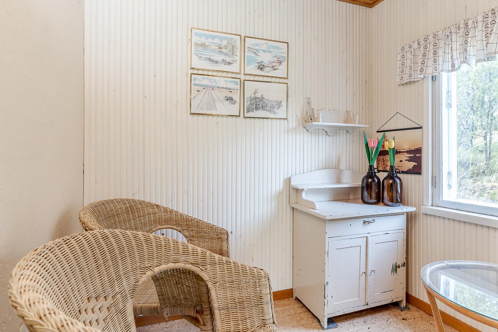 pihasaunan vierashuone