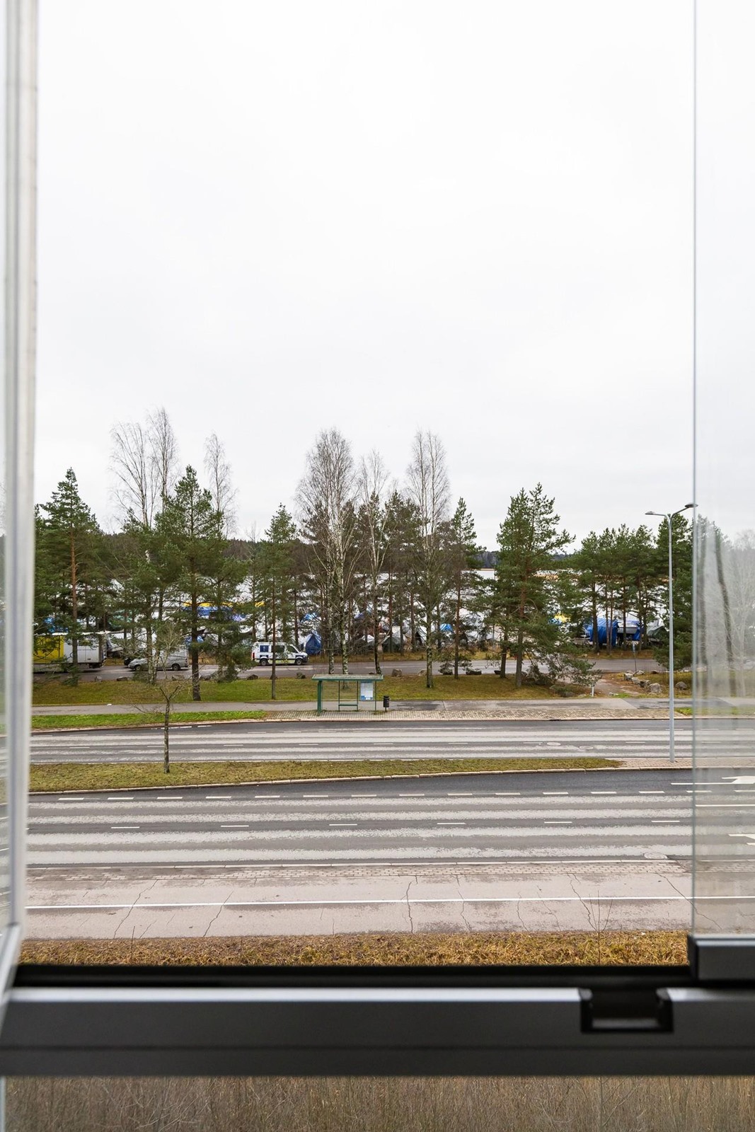 Näkymää parvekkeelta.