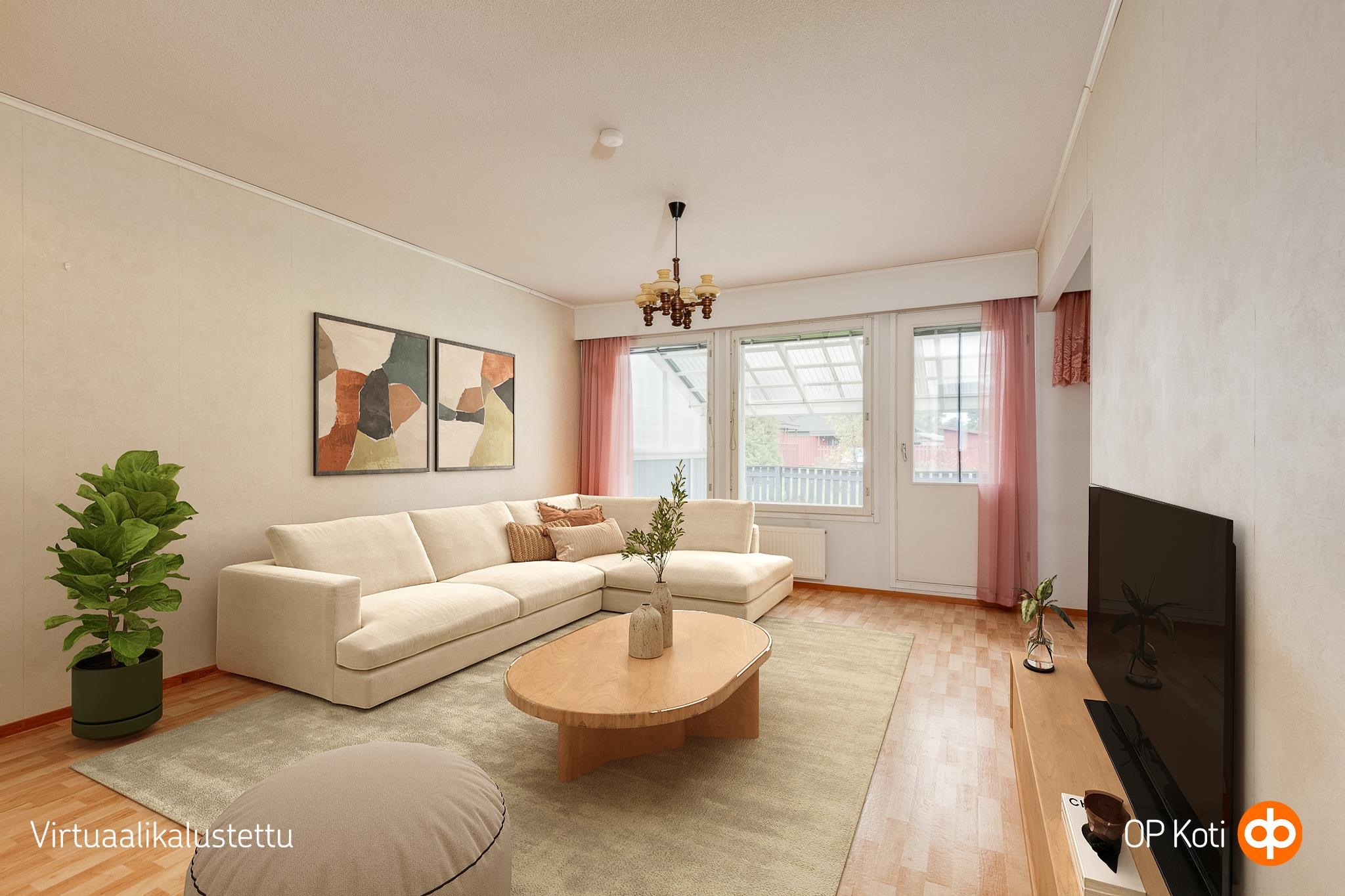 Virtuaalisesti kalustettu