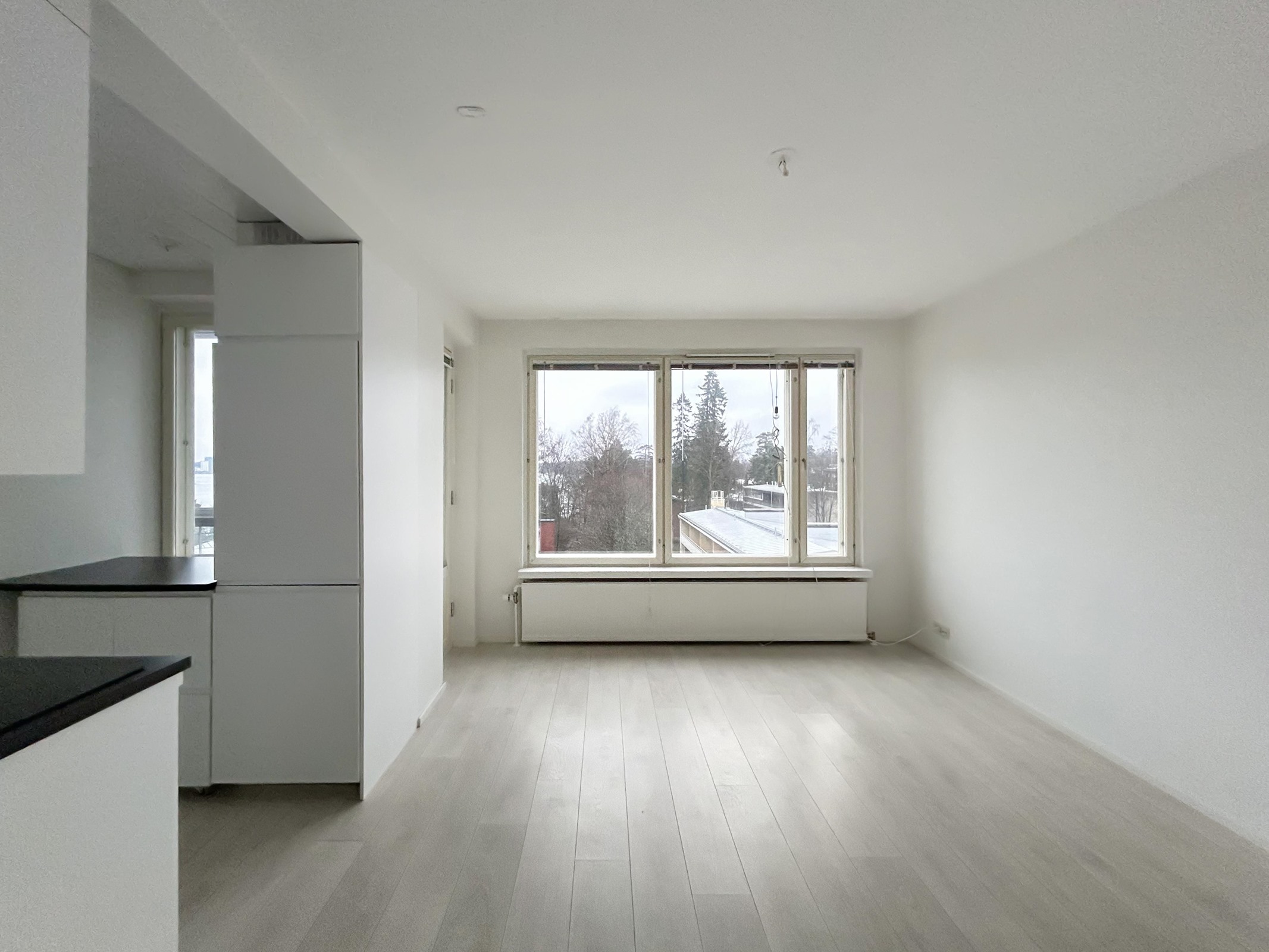 Remontoitu kaksio upeilla näkymillä.