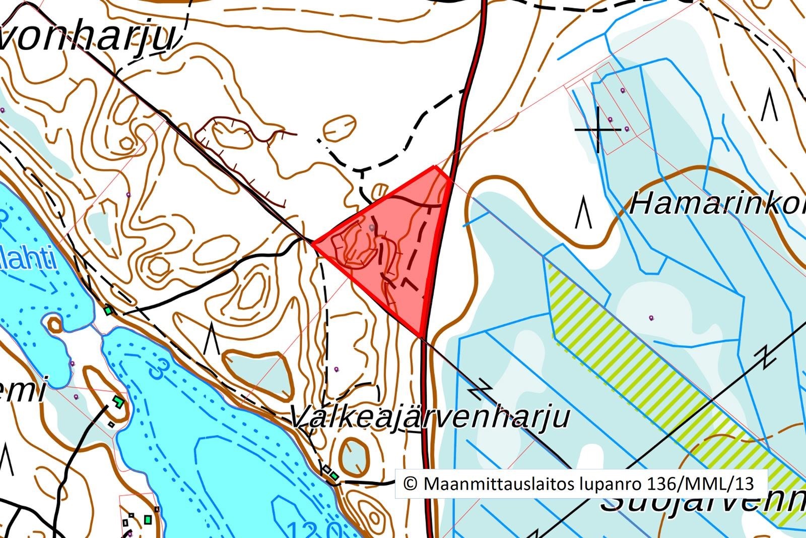 © Maanmittauslaitos lupanro 136/MML/13