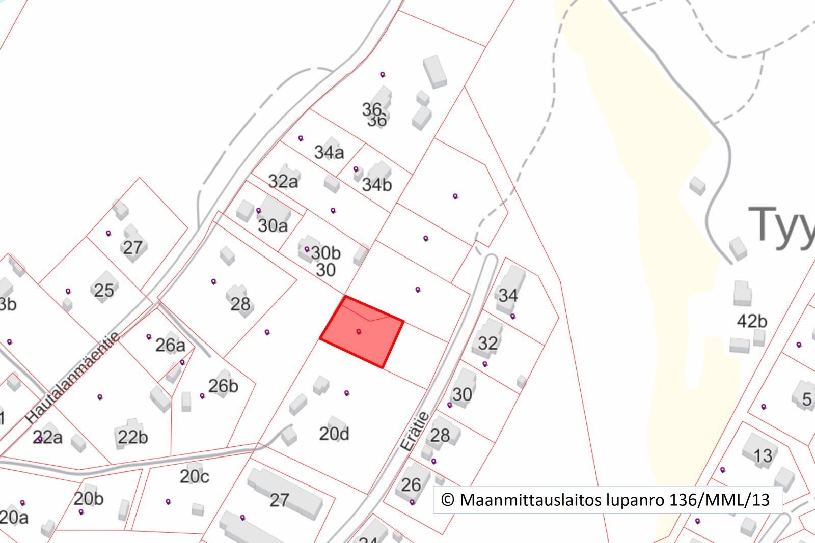 © Maanmittauslaitos lupanro 136/MML/13