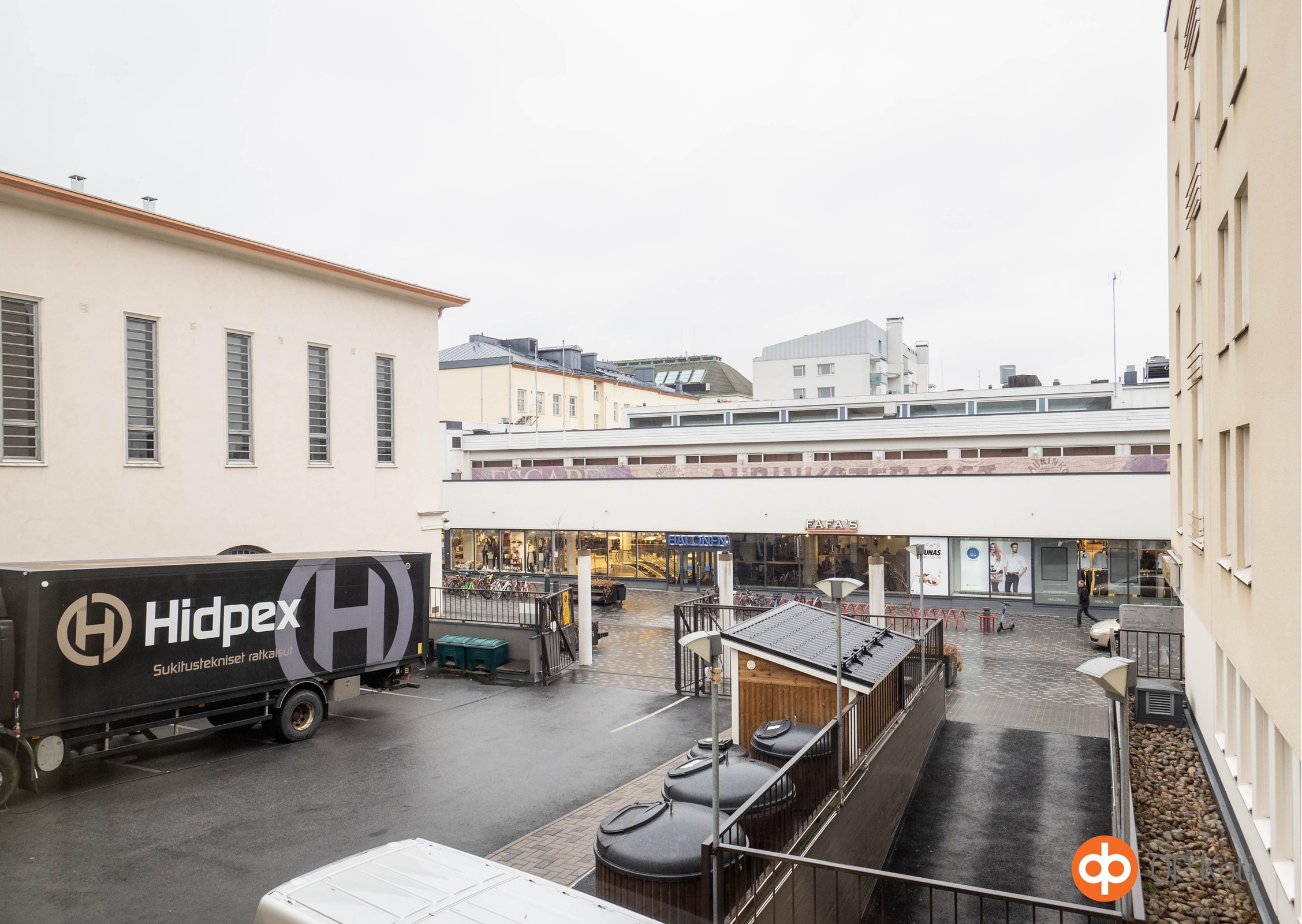 Näkymät sisäpihalle