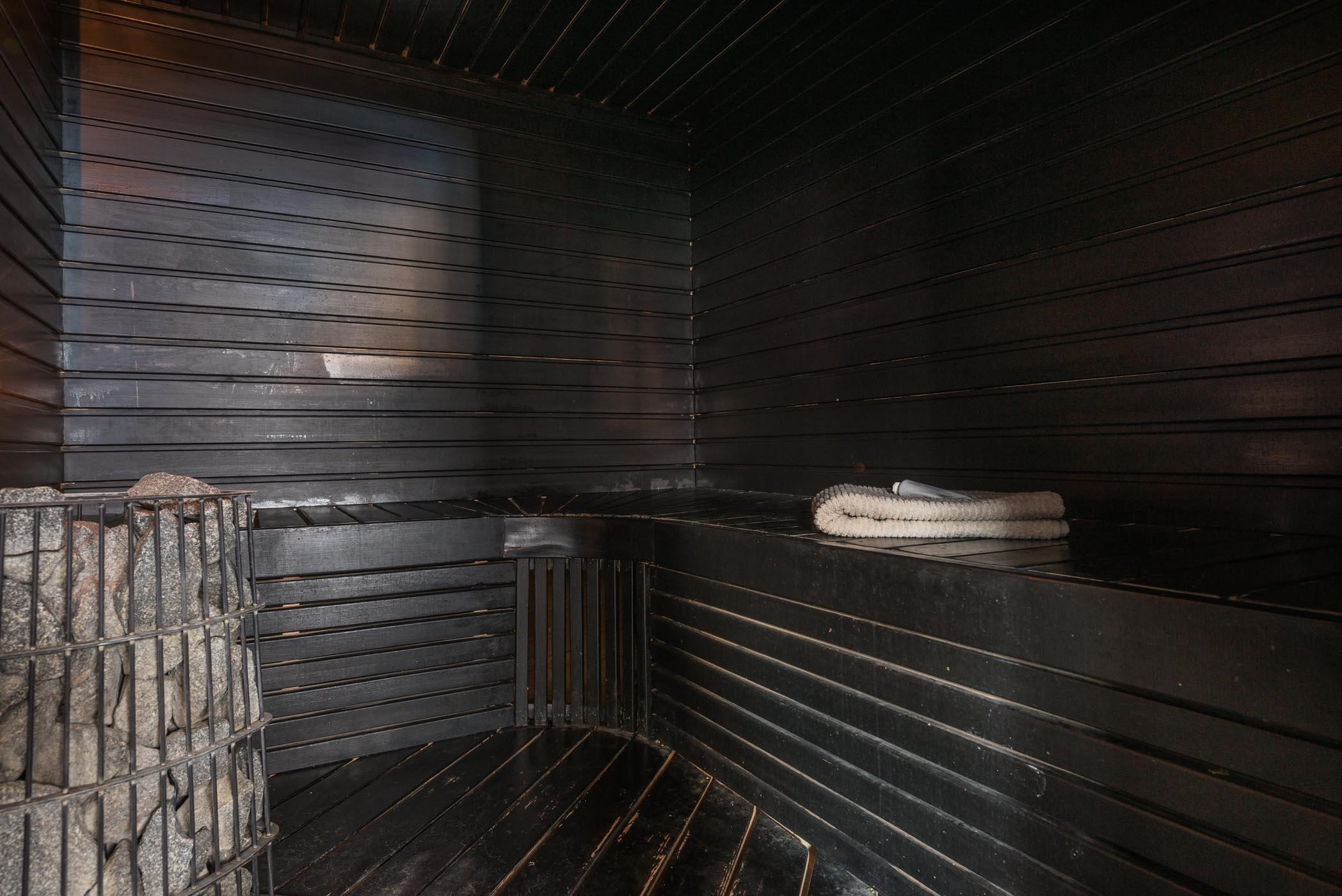 tunnelmallinen sauna