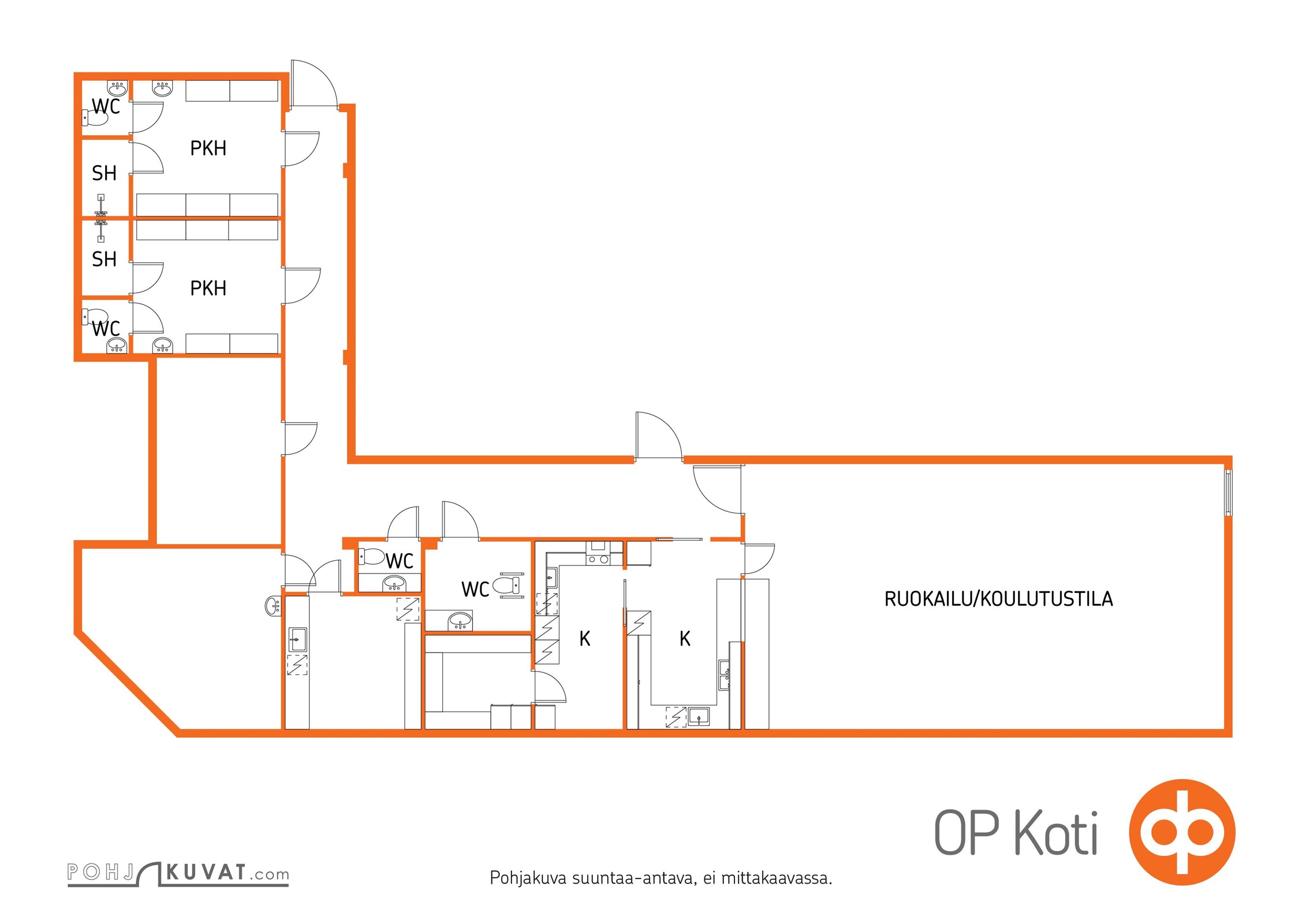 Sosiaali- ja keittiötilat