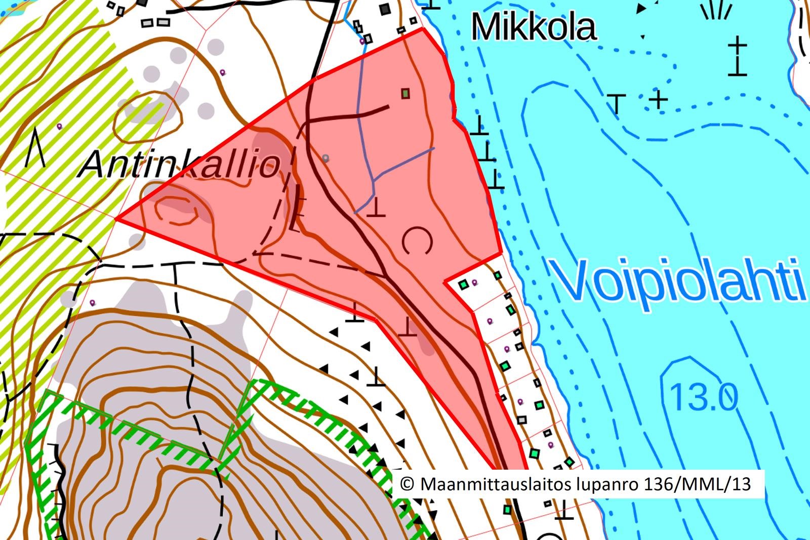 © Maanmittauslaitos lupanro 136/MML/13