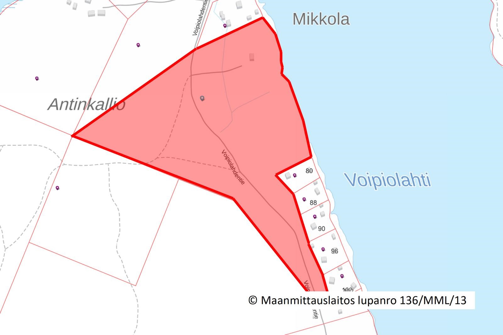 © Maanmittauslaitos lupanro 136/MML/13