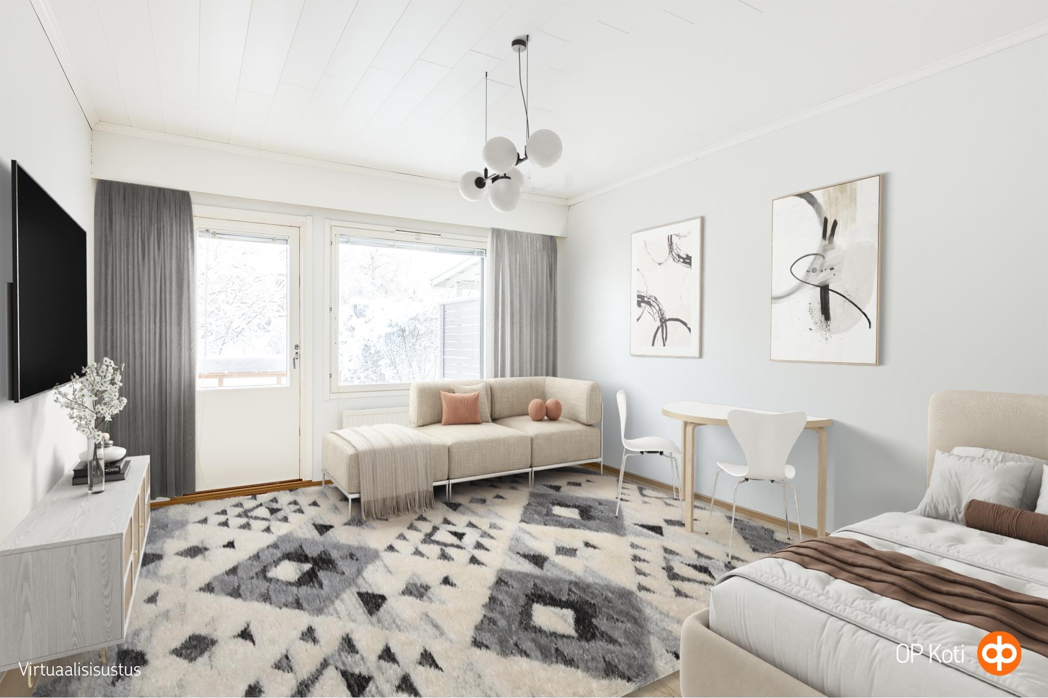 Virtuaalisisustettu kuva