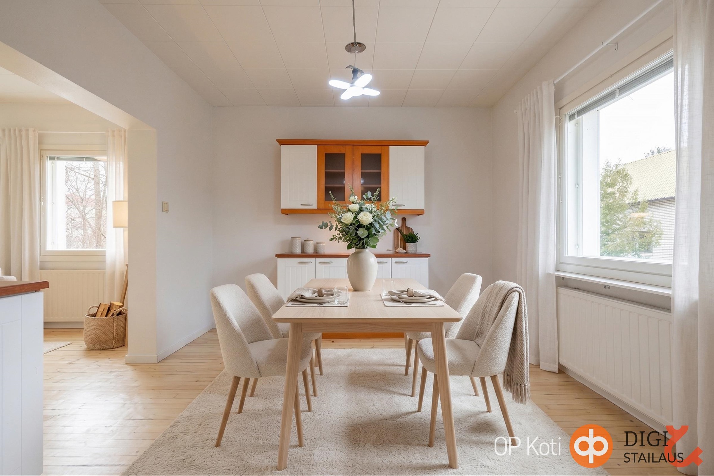 Digistailattu ruokailutila