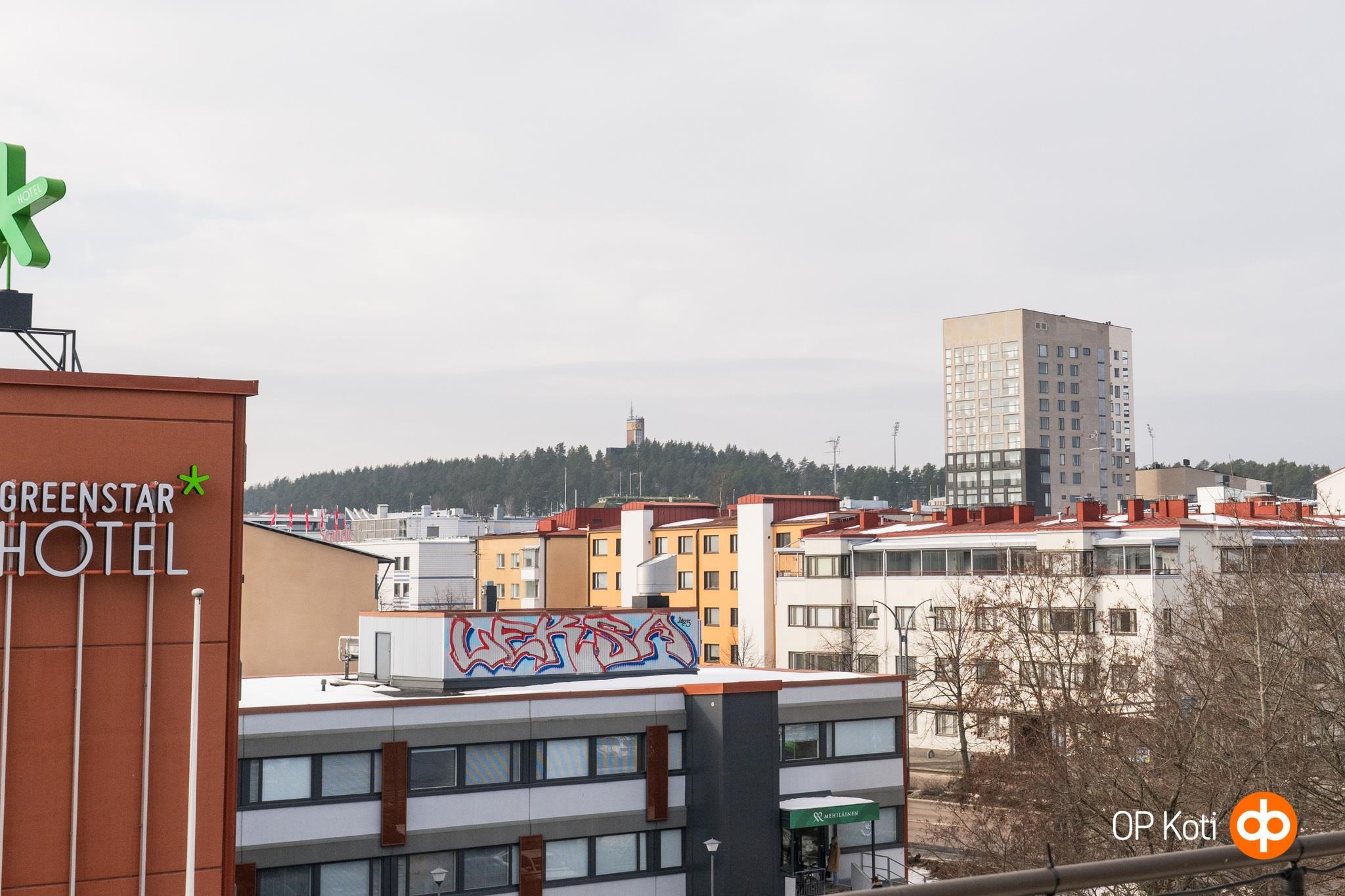 Näkymää aurinkoterassilta