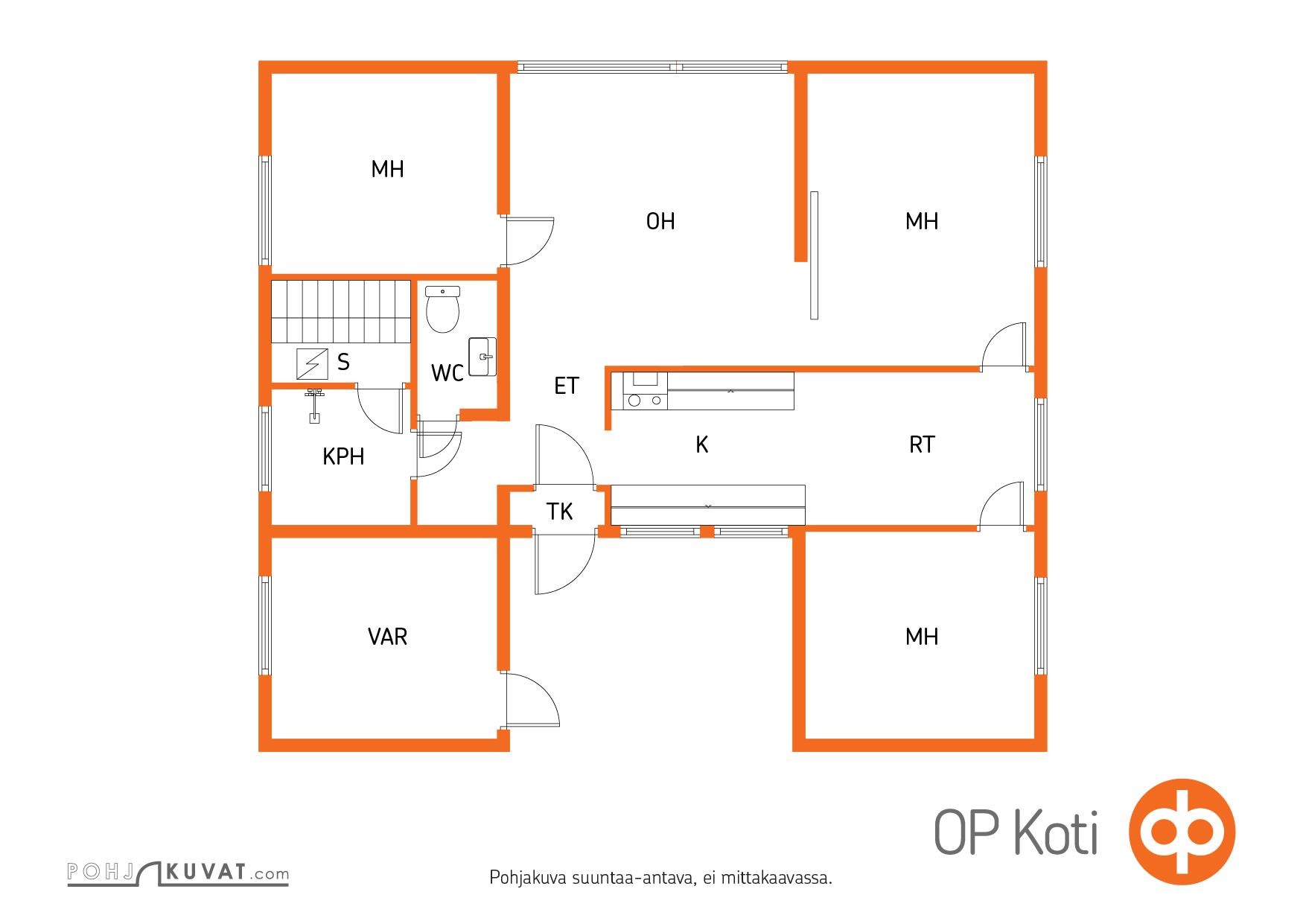 pohjapiirros ohjeellinen