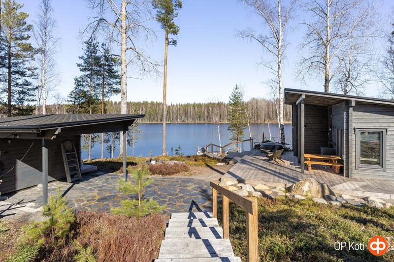 Ranta-alue, aitta ja sauna