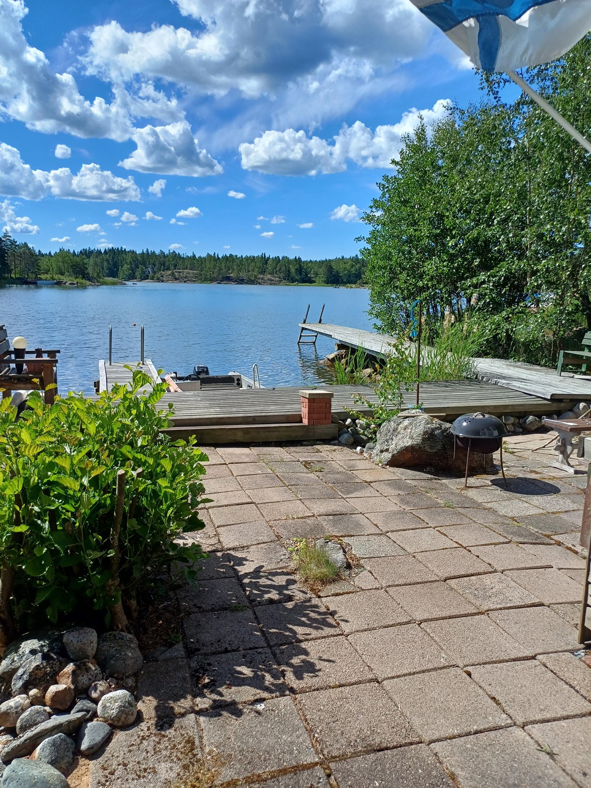 näkymä rantaan - etelänsuuntaan