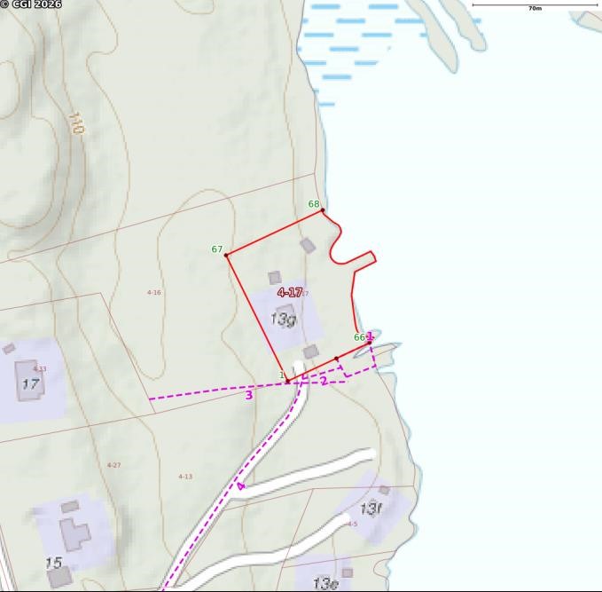 Kiinteistö kartalla /  0,45ha
