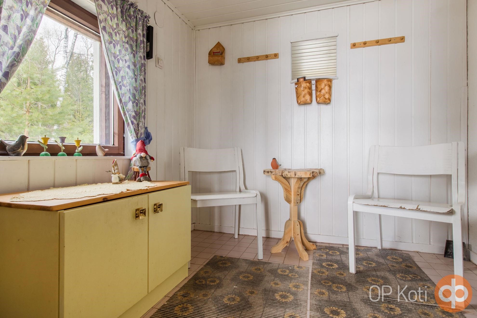 Saunarakennuksen tupa