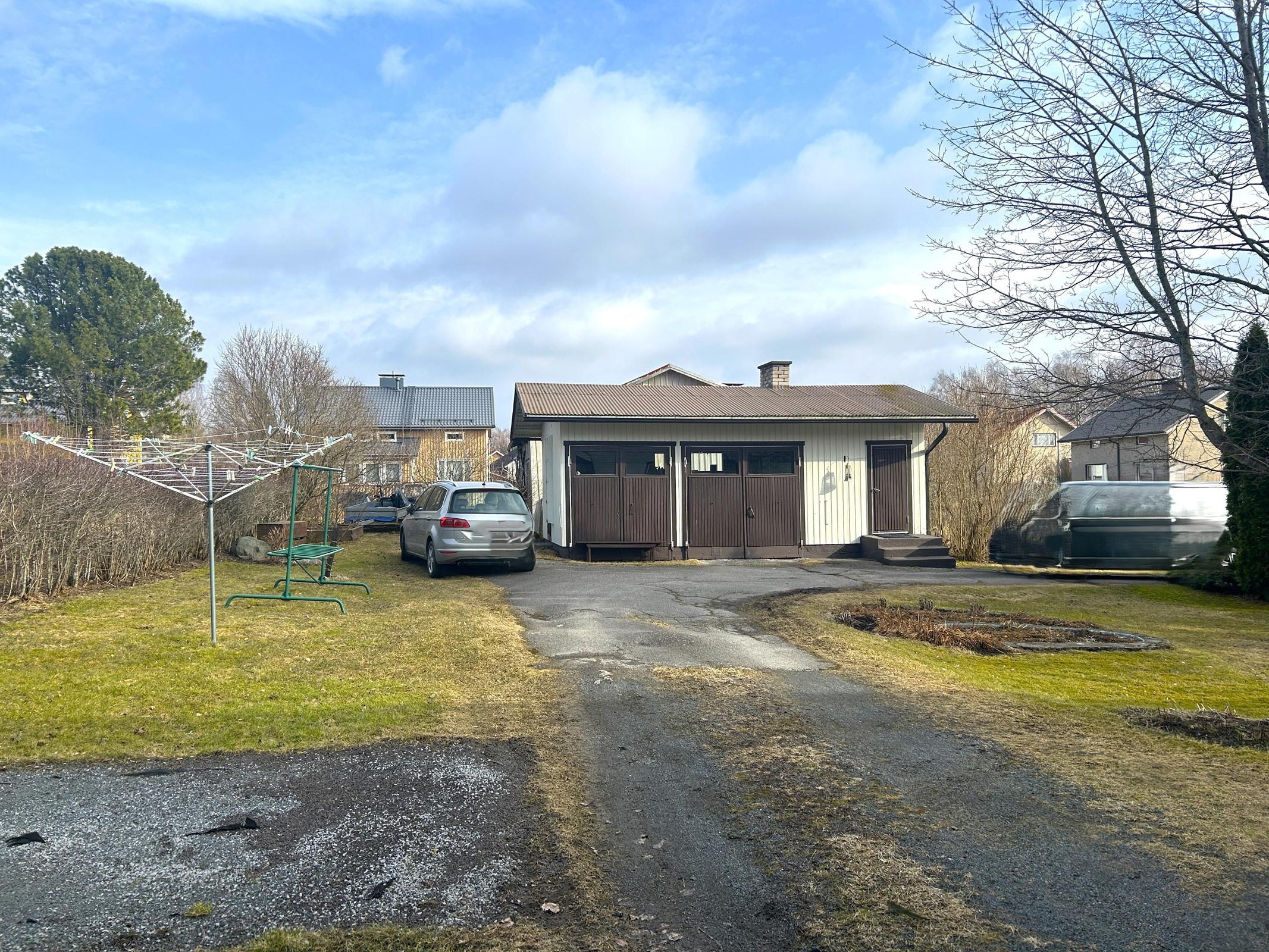 Takapihaa ja piharakennus