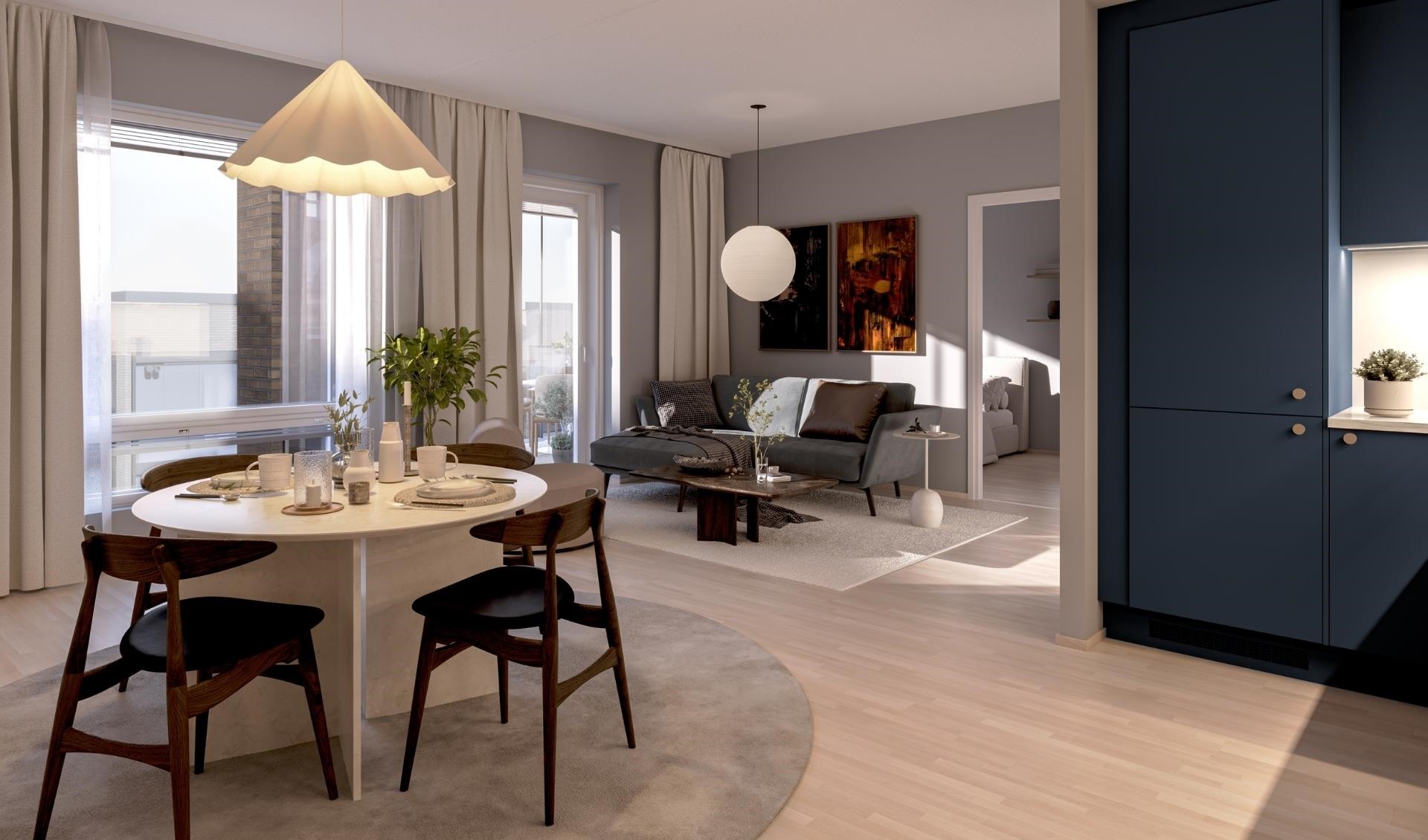 Visualisointikuva, taiteiljan näkemys