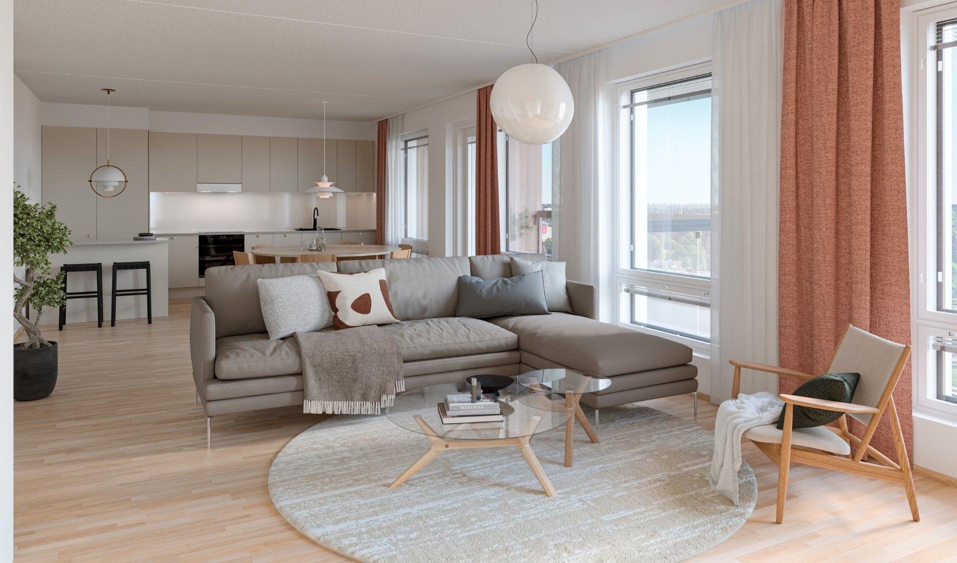 Visualisointikuva, taiteiljan näkemys