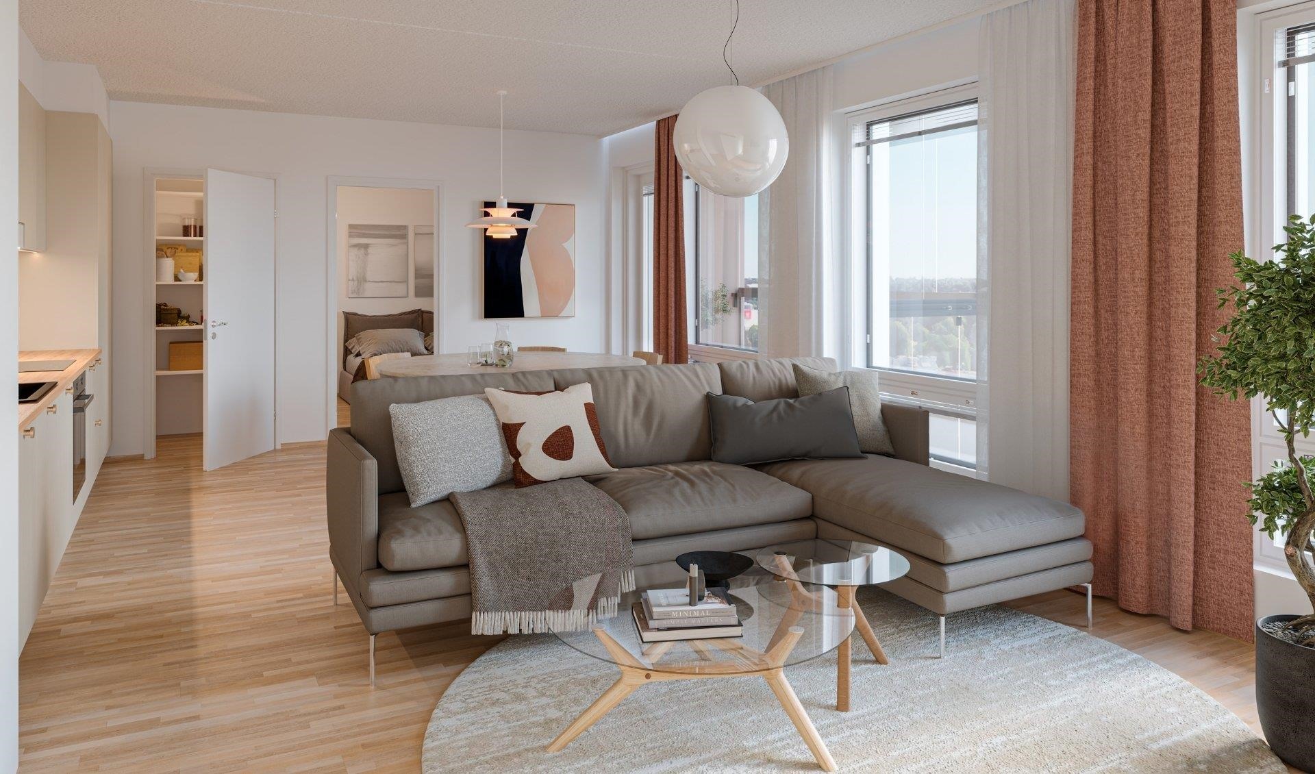 Visualisointikuva, taiteiljan näkemys