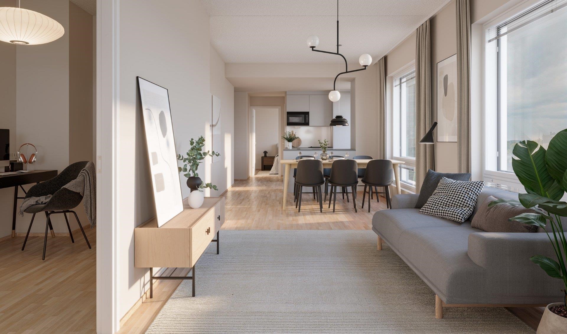 Visualisointikuva, taiteiljan näkemys