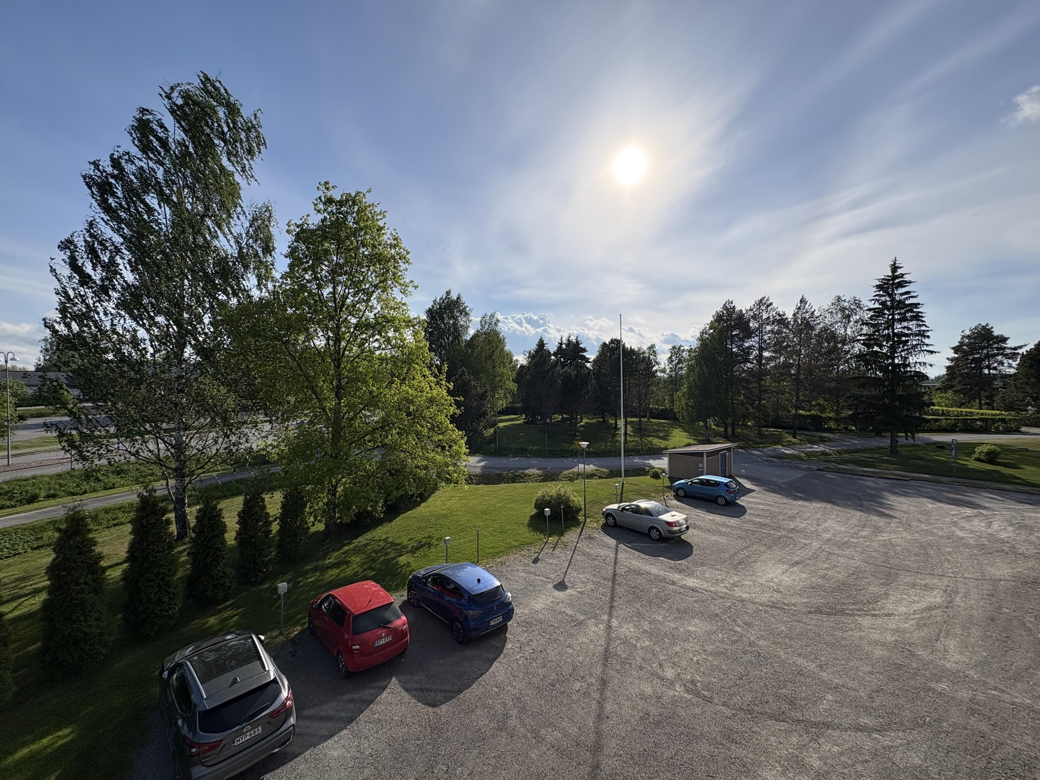 näkymä parvekkeelta