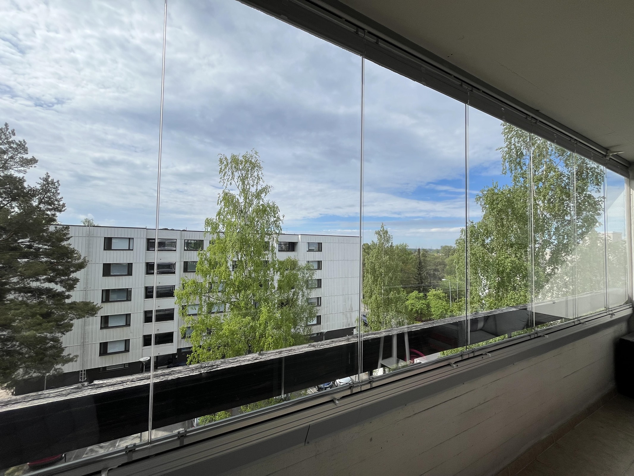 näkymä parvekkeelta