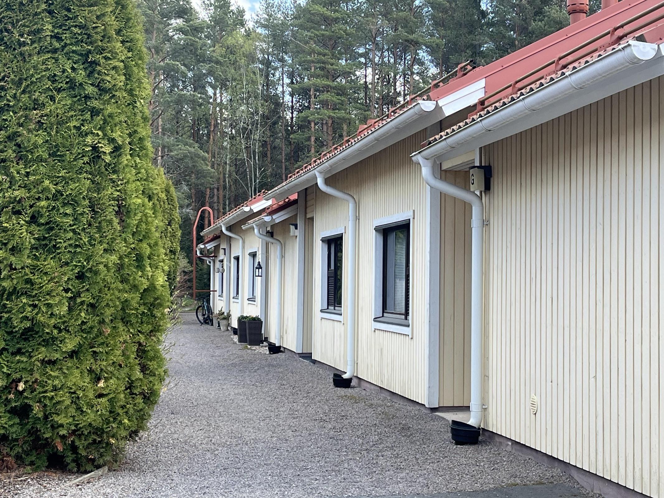 talon julkisivua