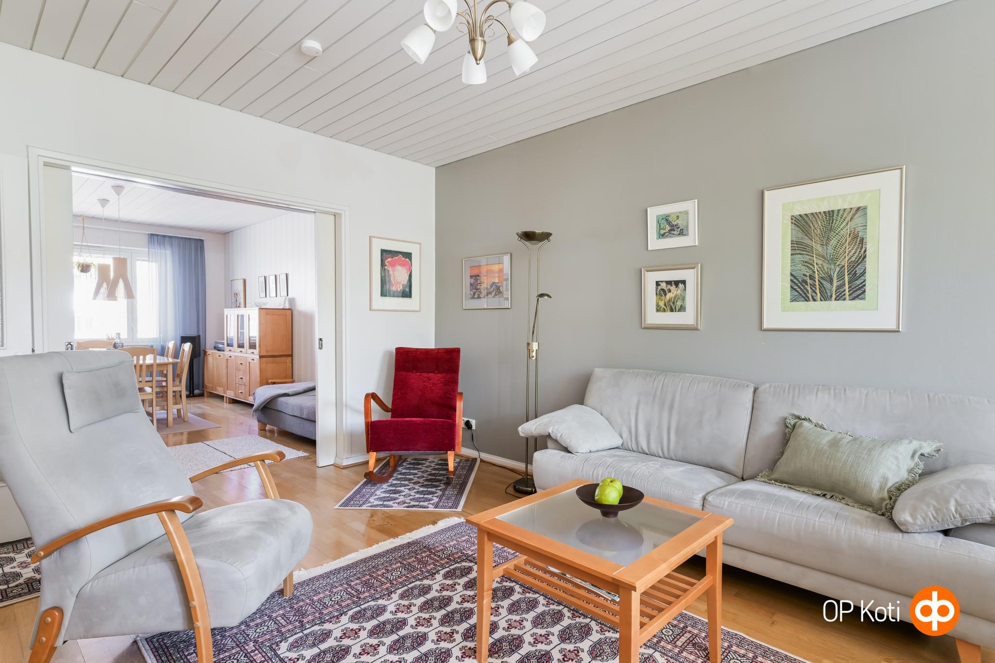 apartment, 4h,k,kph,lasitettu parveke, 89.9 m², Keskusta - Näkymä 4
