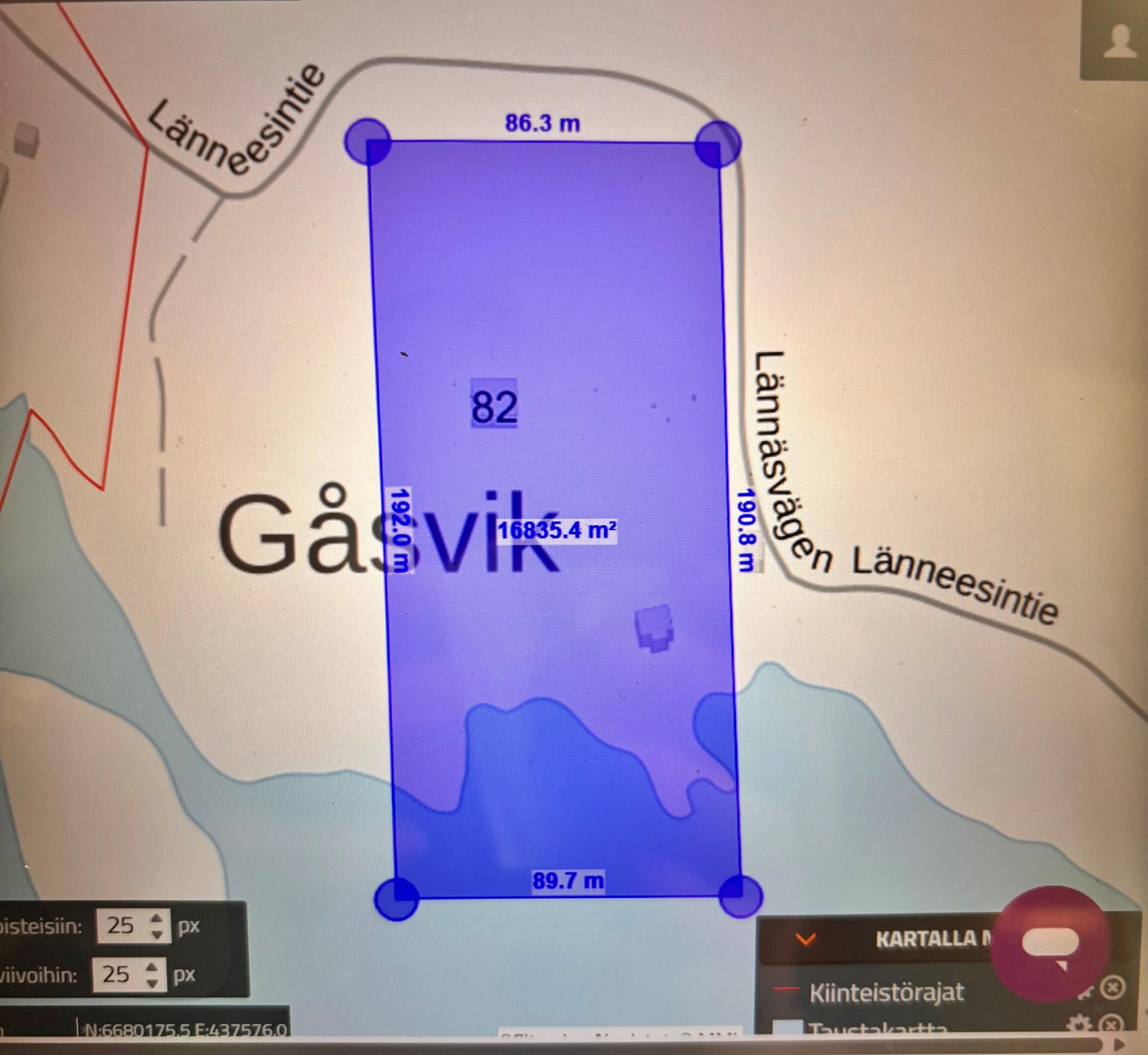 Kohteen pohjakuva