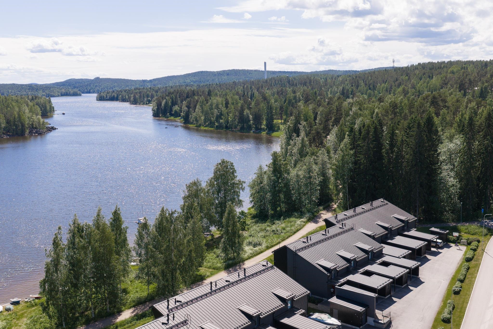 ilmakuvaa Päijänteen läheisyydestä