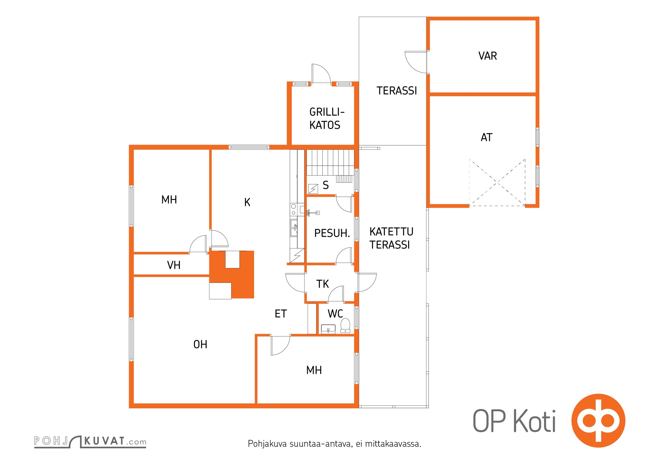 apartment, 3h,k,ph,s, 108.6 m², Sulkava - Näkymä 2