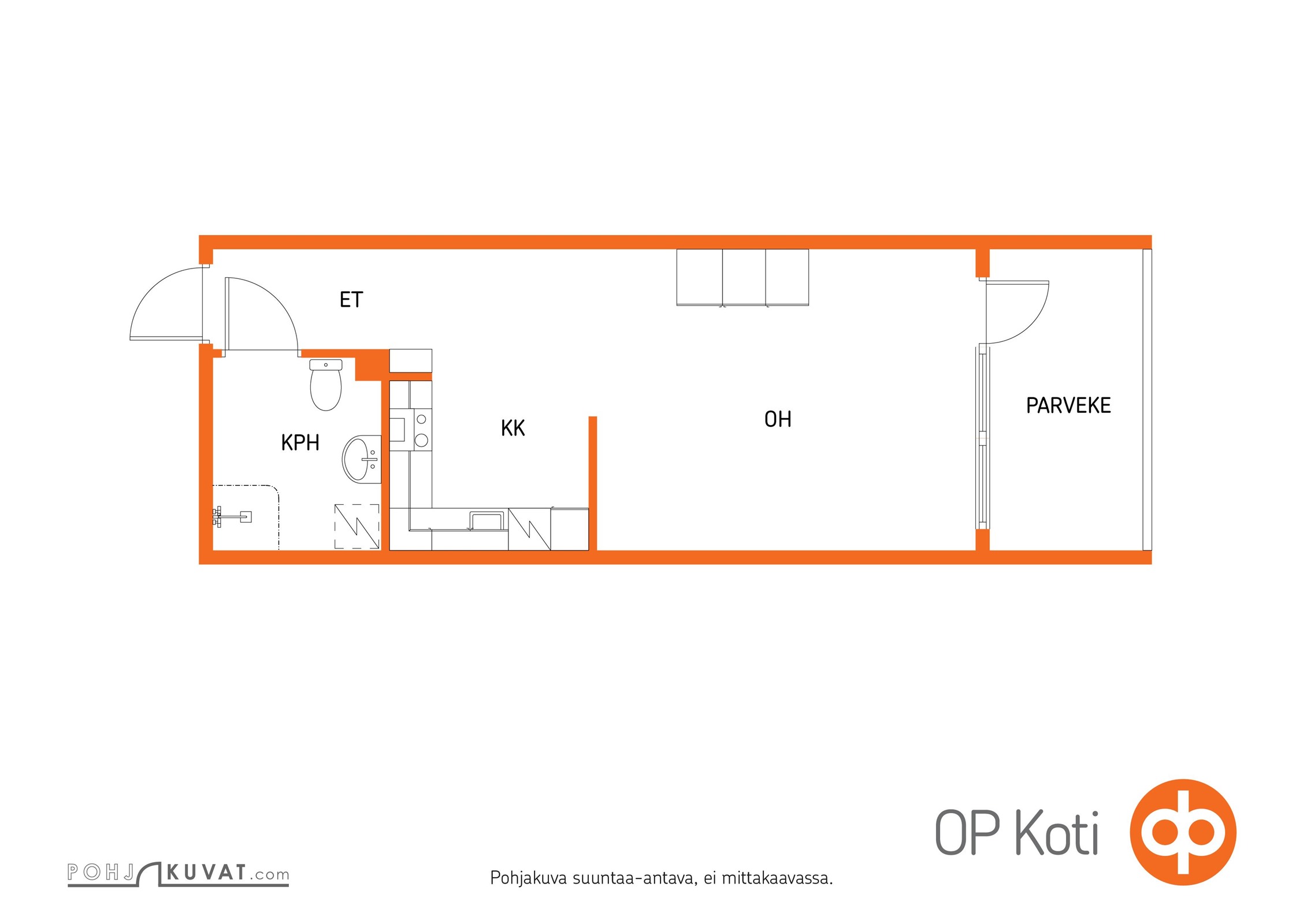 Kerrostalo – Oulu, Puulinnanmaa, Kaijonharju - Näkymä 3