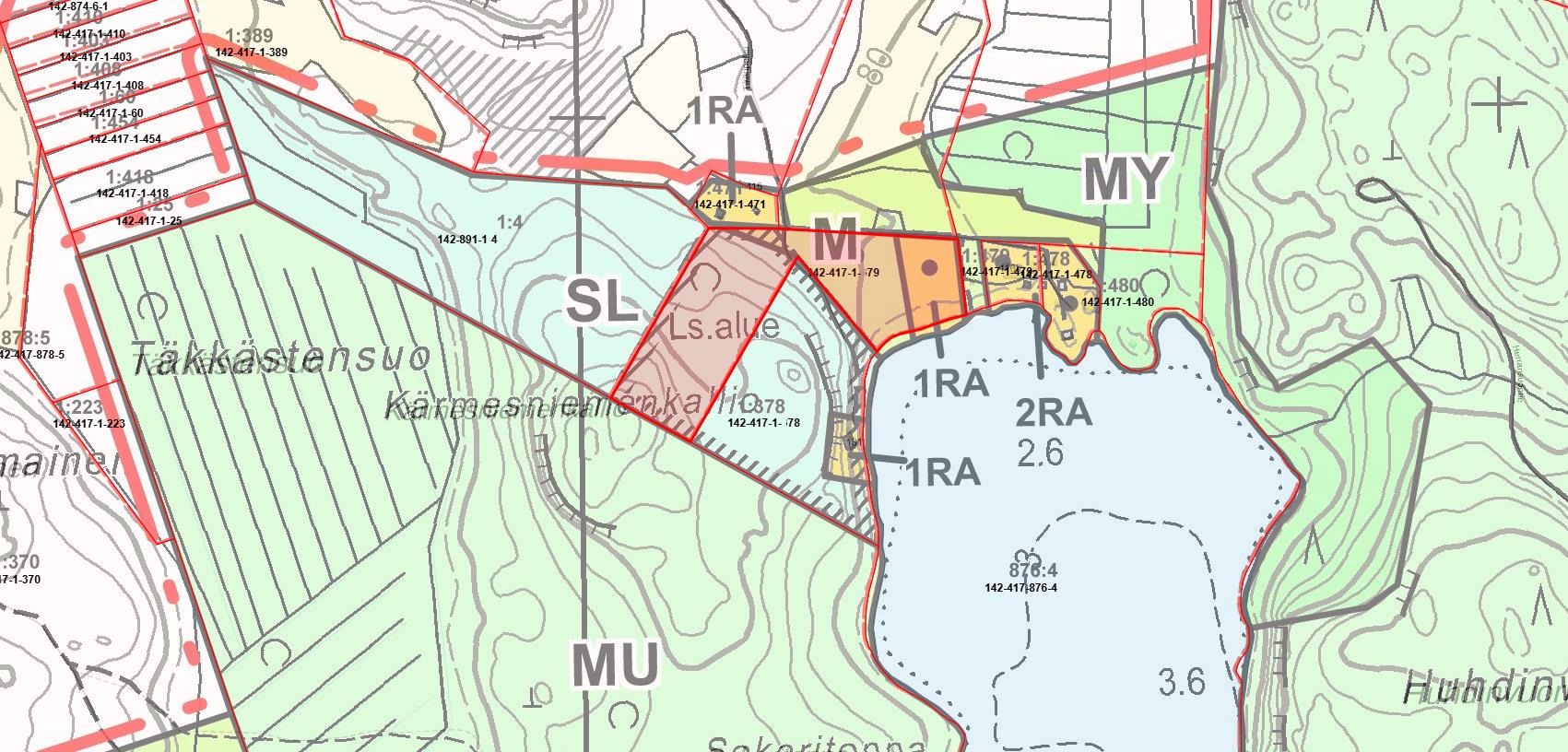 Rakennuspaikka n. 6000 m2