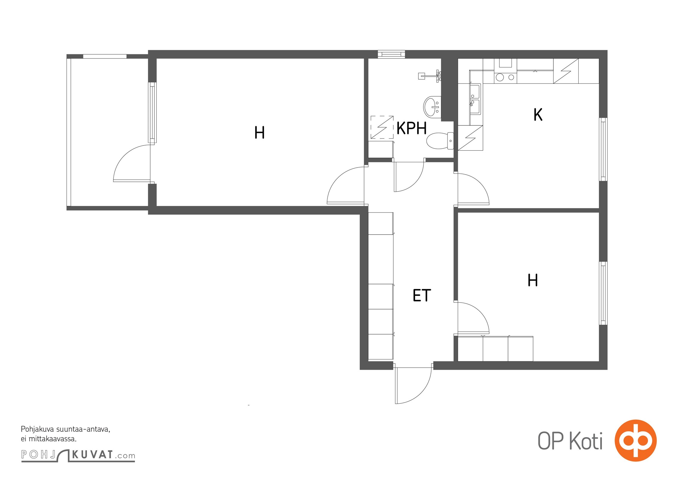 Kerrostalo – Raseborg, Sköldargård, Österby - Näkymä 3