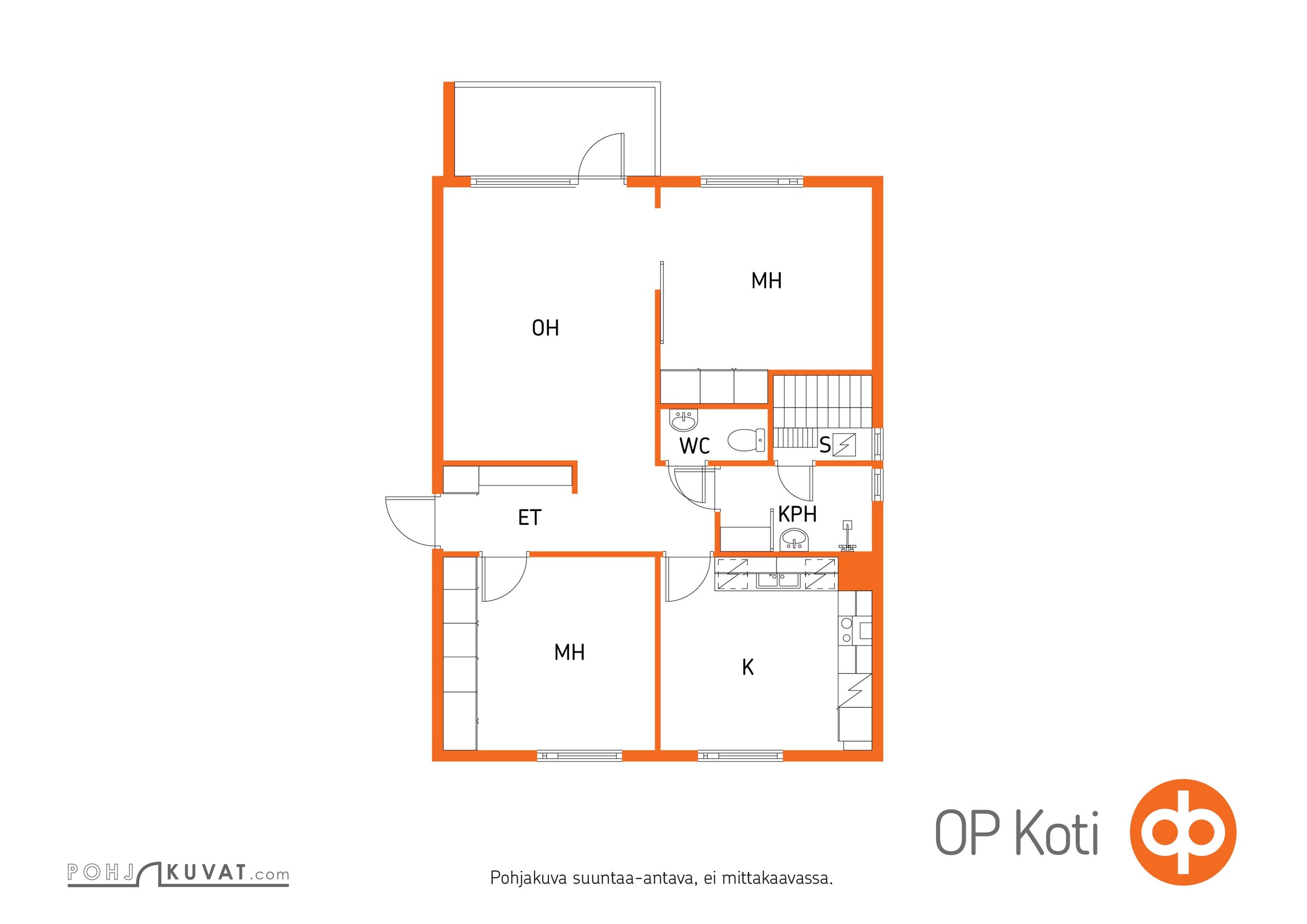 Kerrostalo – Jyväskylä, Ukonniemi, Palokka - Näkymä 3
