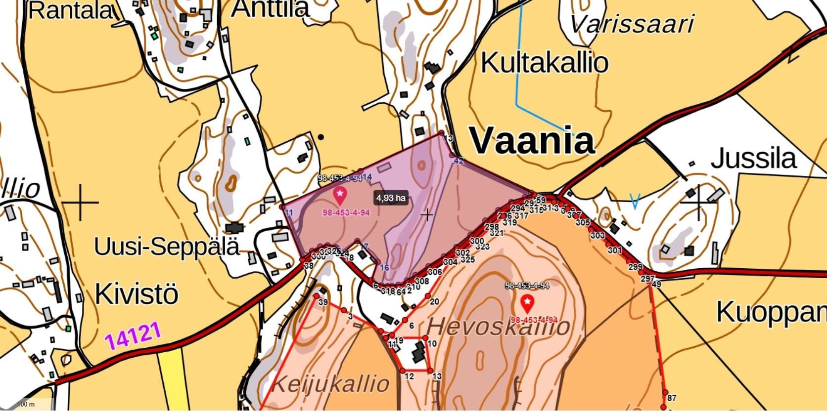 myytävä alue