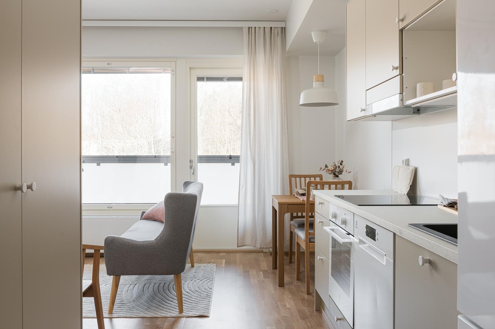 Kuva samankokoisesta yksiöstä B39