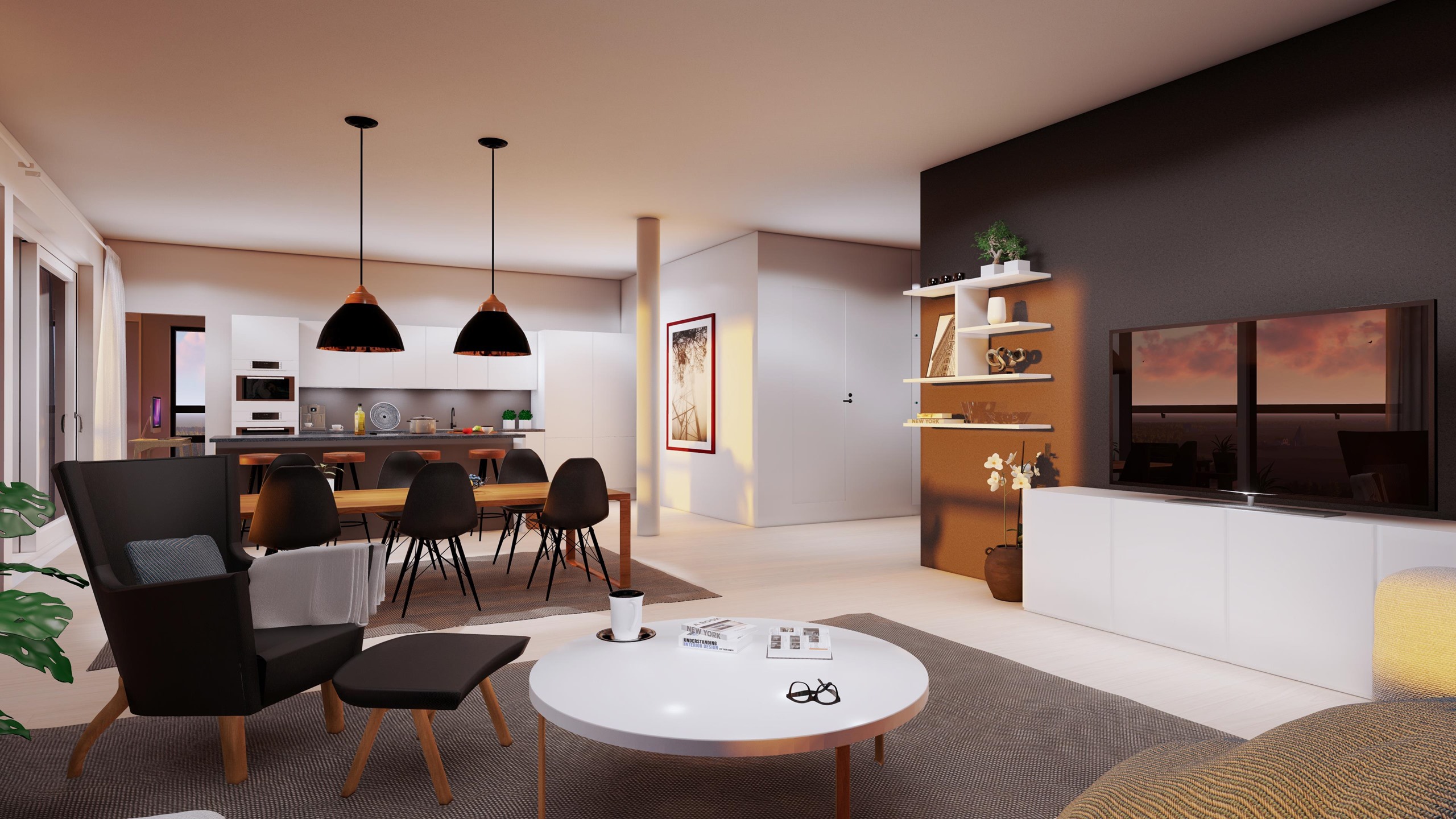 Havainnekuvia asunnoista